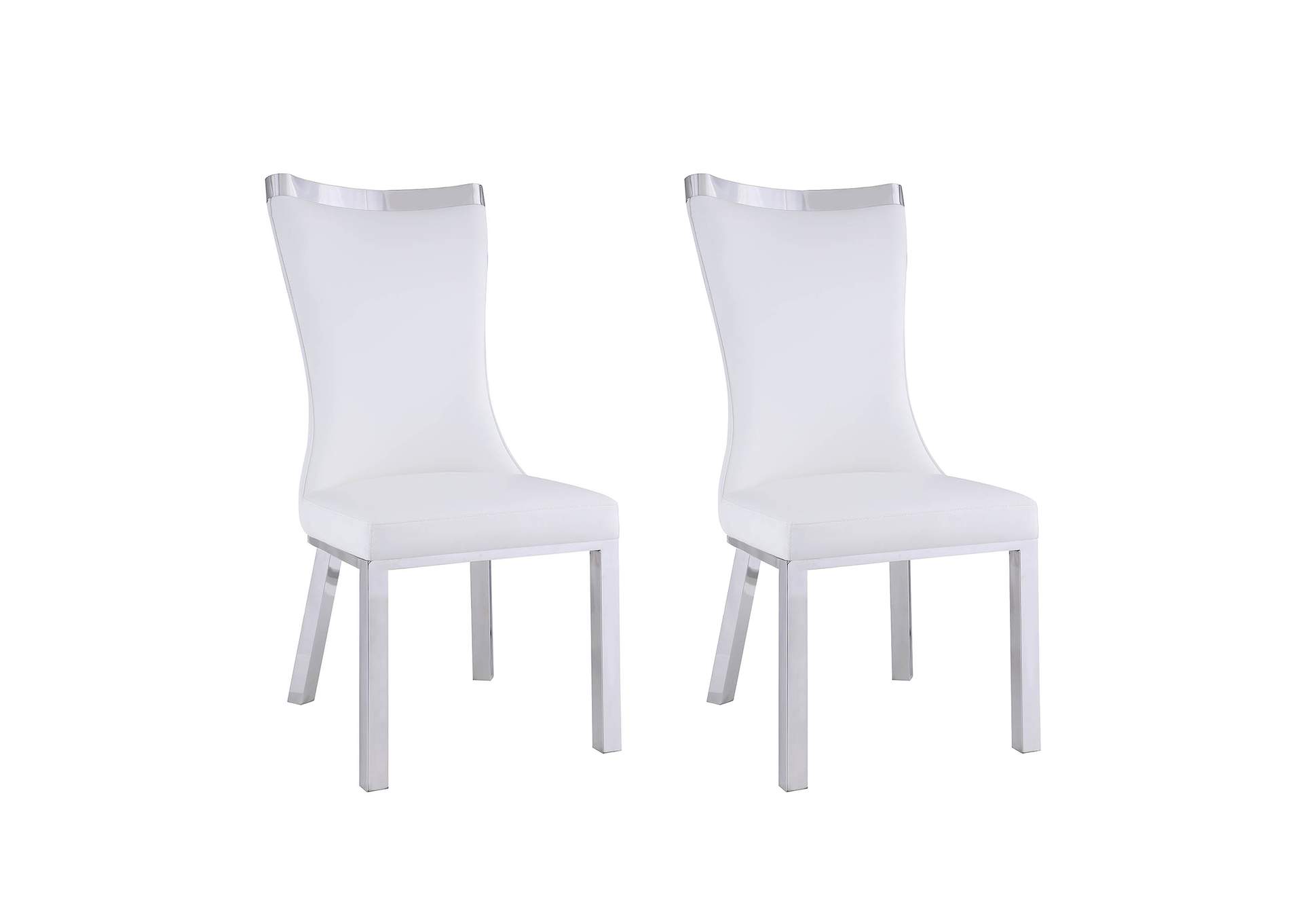 Contemporary Curved-Back Side Chair image 8