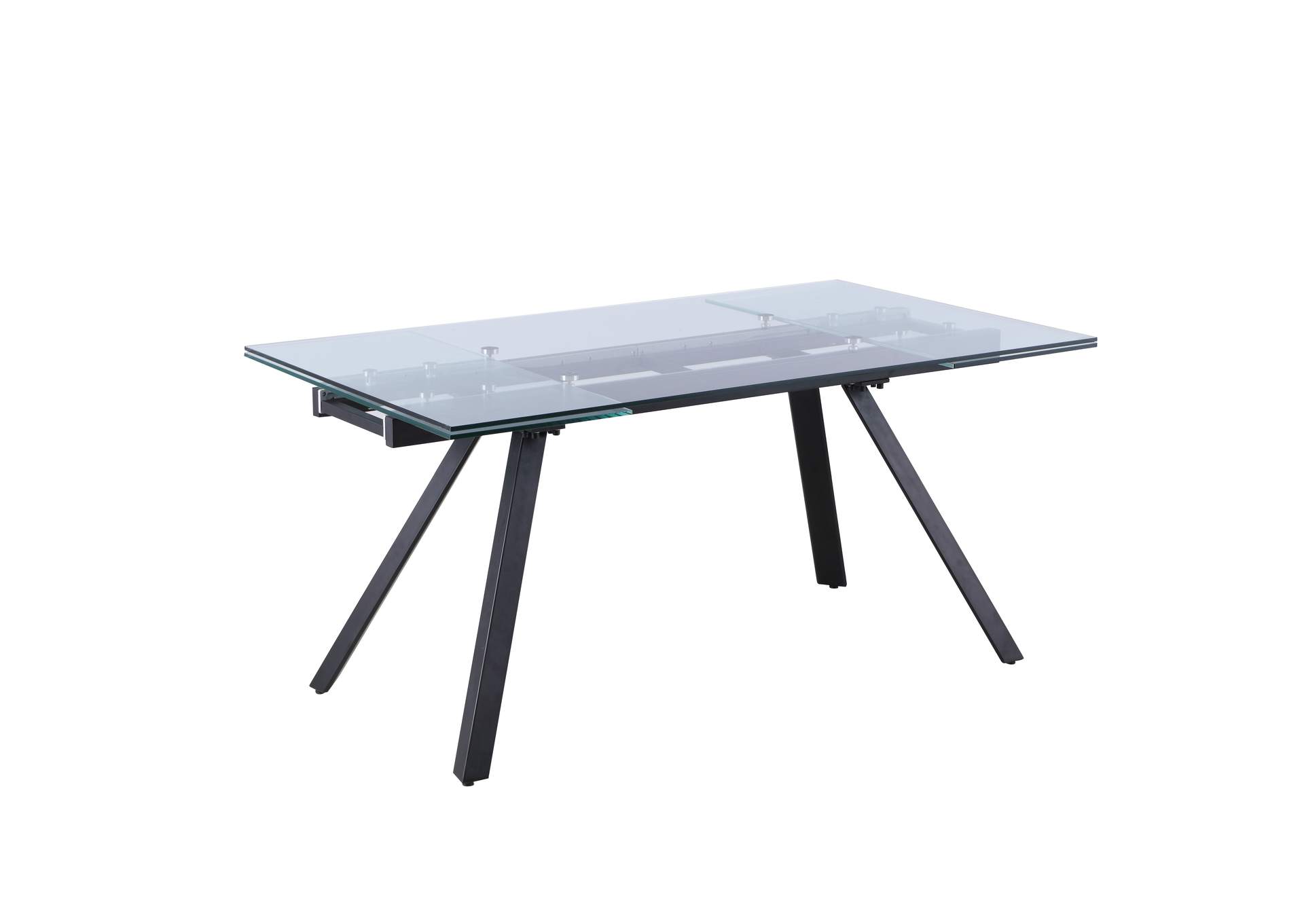 Dining Set With Extendable Glass Table & Curved-Back Chairs image 5