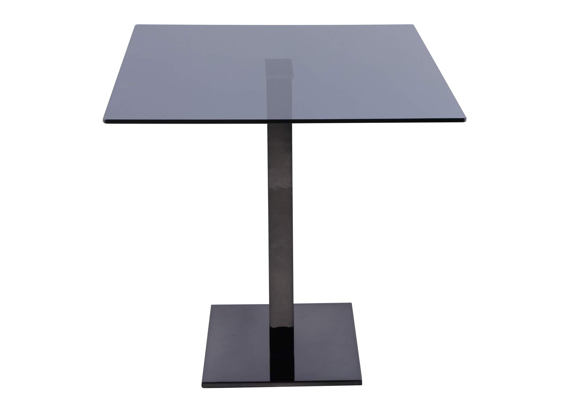 Contemporary Black Glass Dining Table image 5
