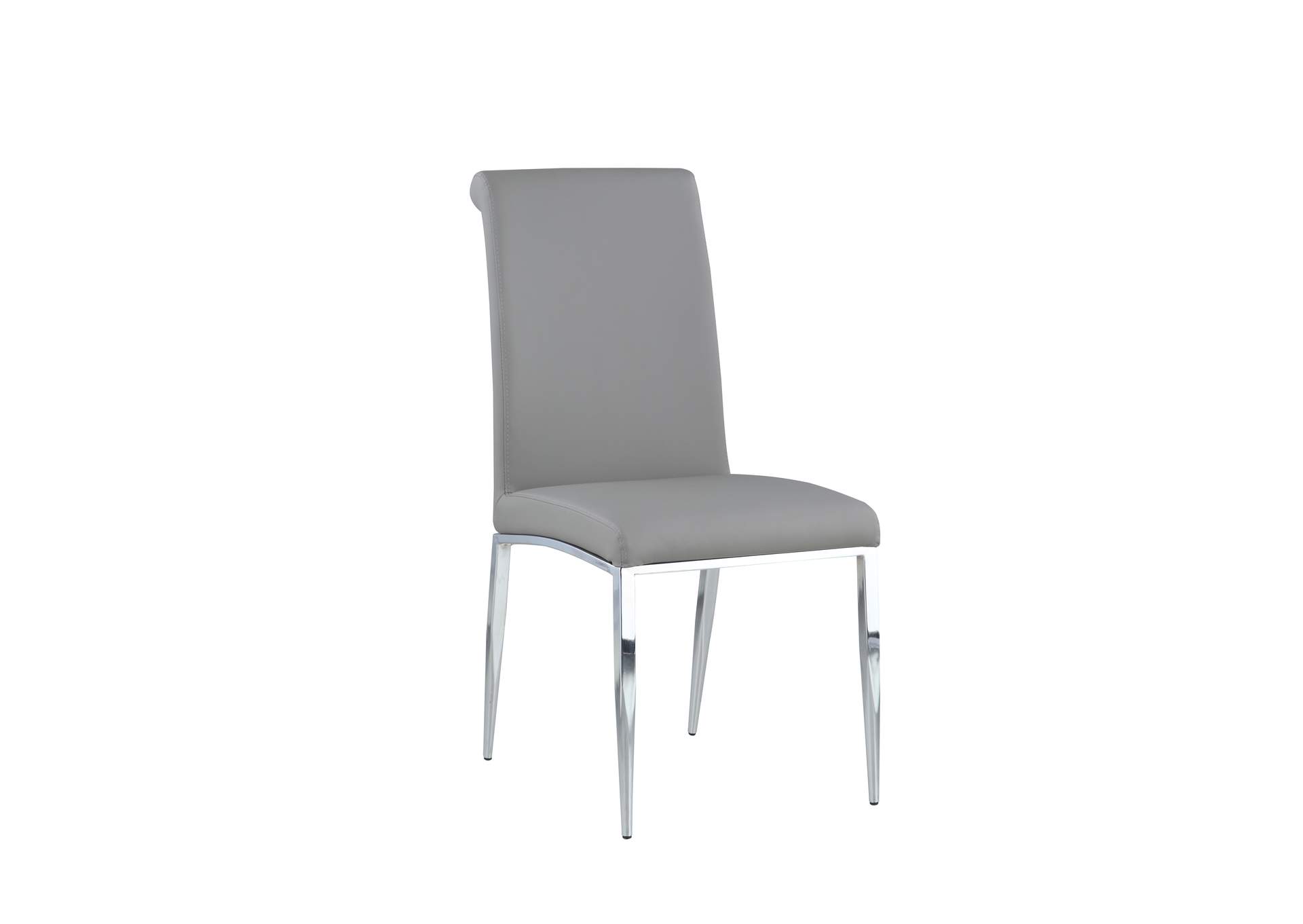 Contemporary Upholstered Cantilever Side Chair image 3