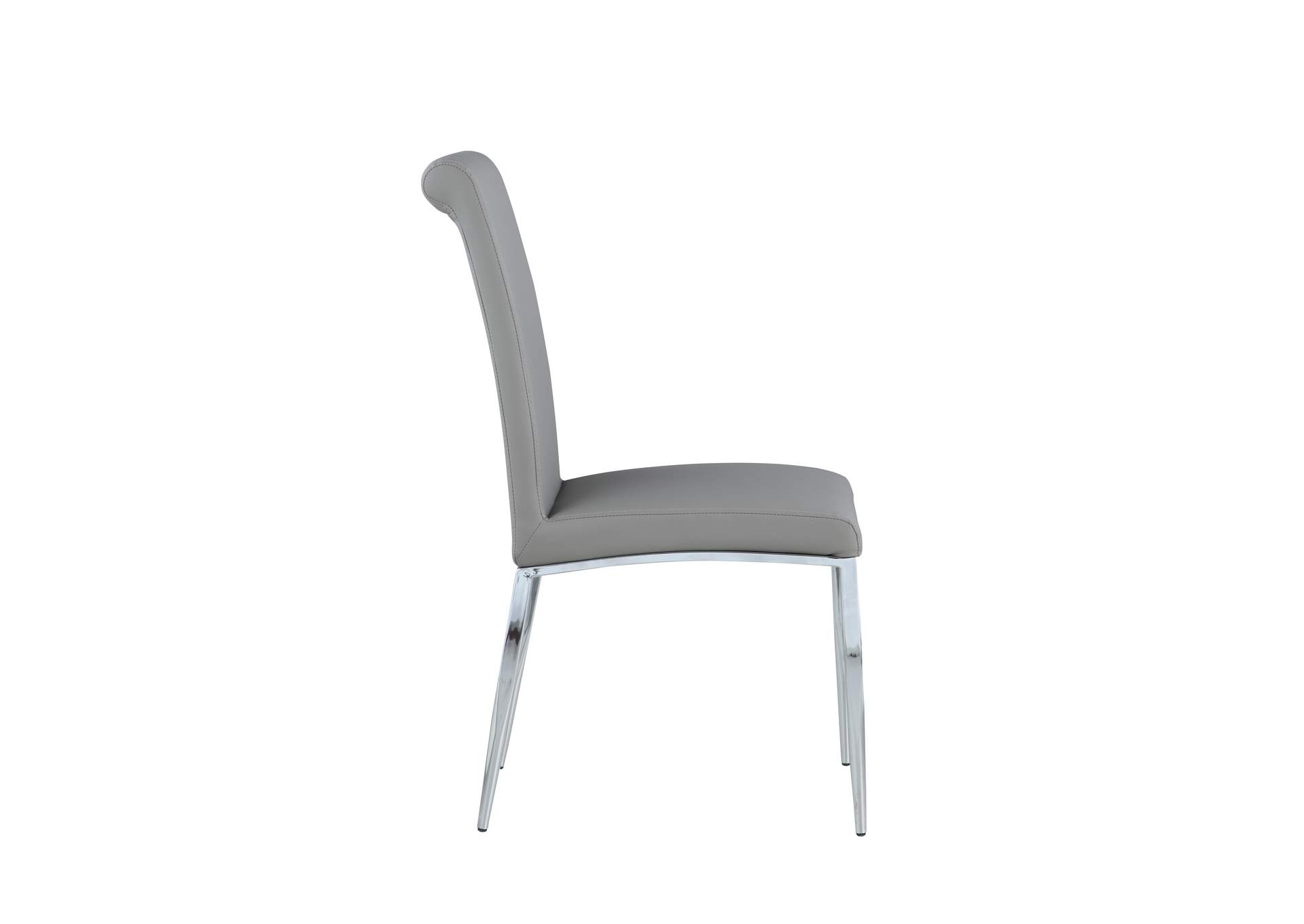 Contemporary Upholstered Cantilever Side Chair image 5