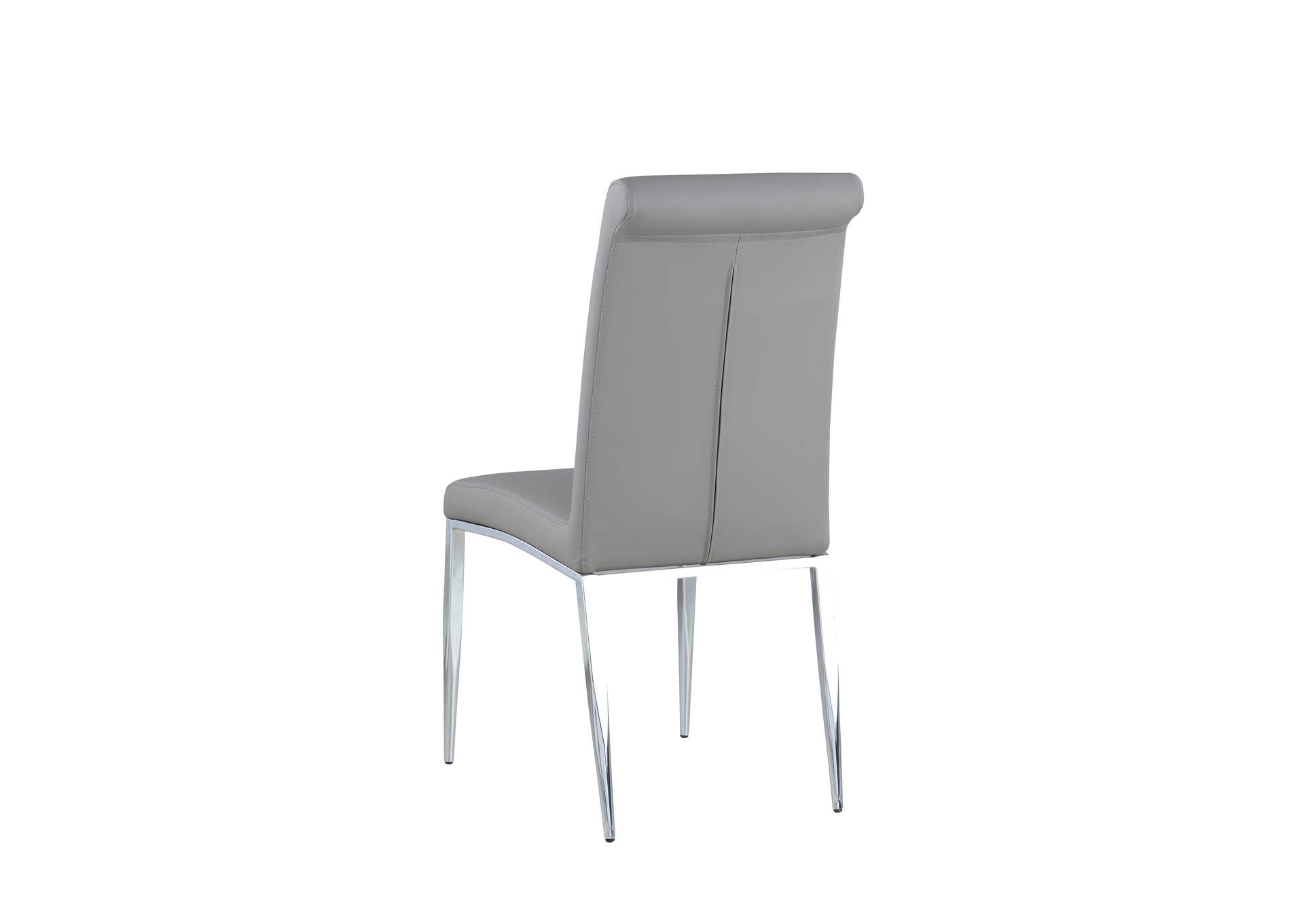 Contemporary Upholstered Cantilever Side Chair image 4
