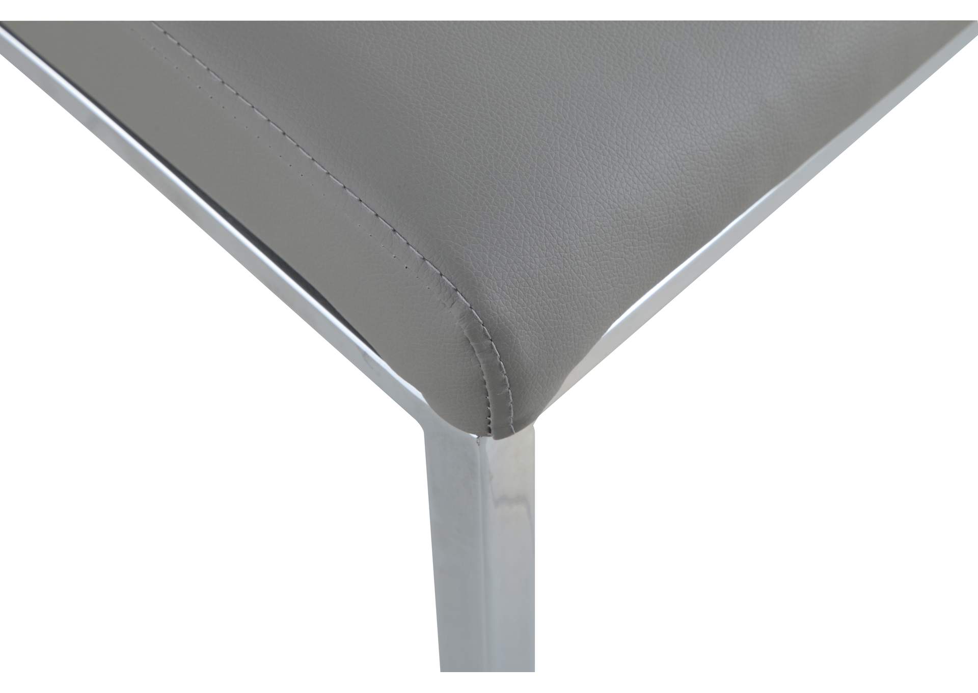 Contemporary Upholstered Cantilever Side Chair image 8