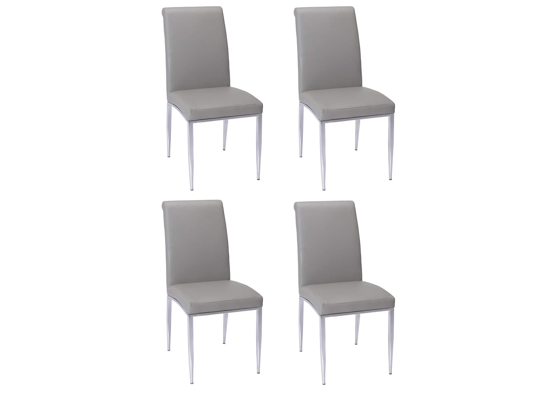 Contemporary Upholstered Cantilever Side Chair image 9