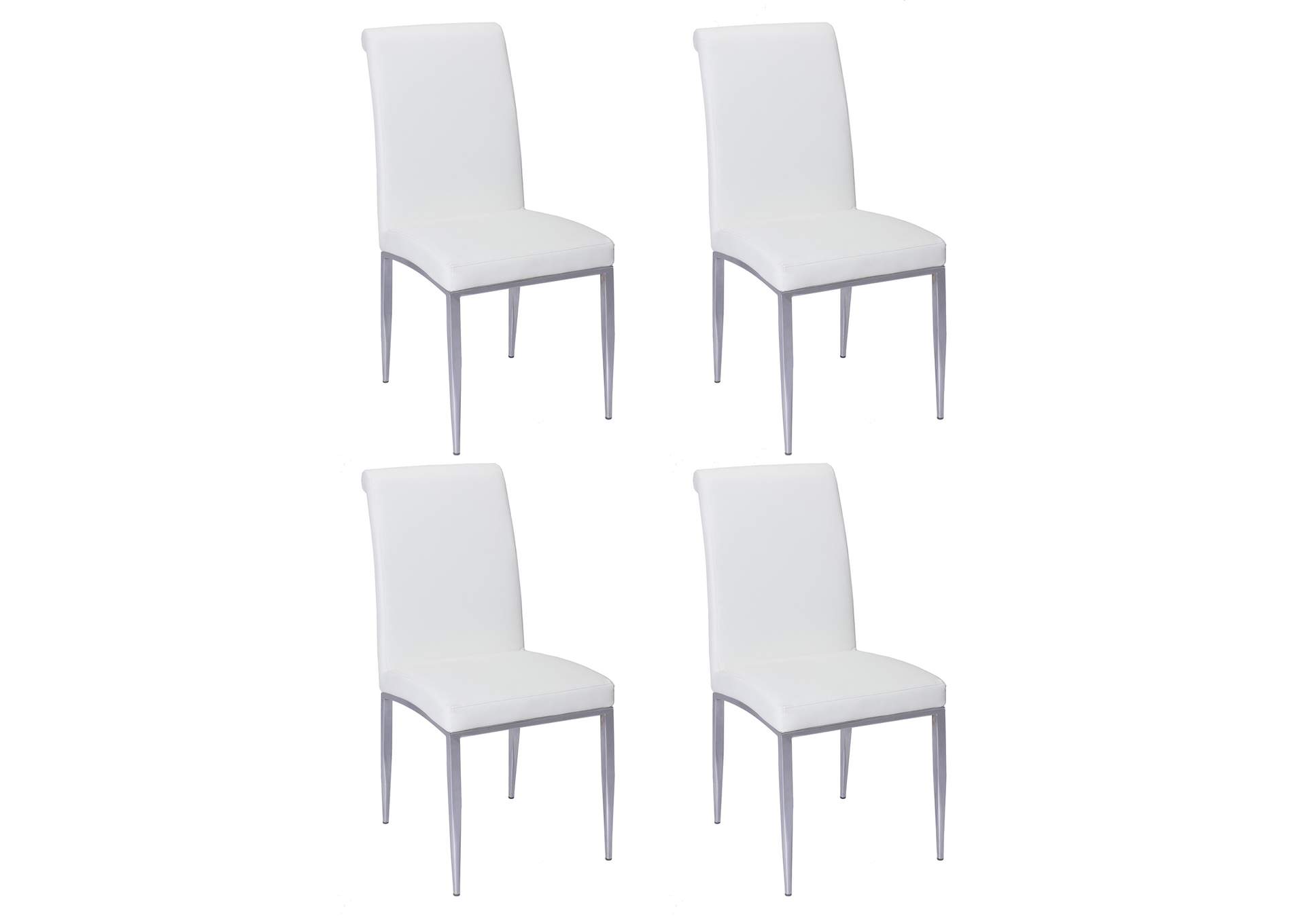 Contemporary Upholstered Cantilever Side Chair image 7