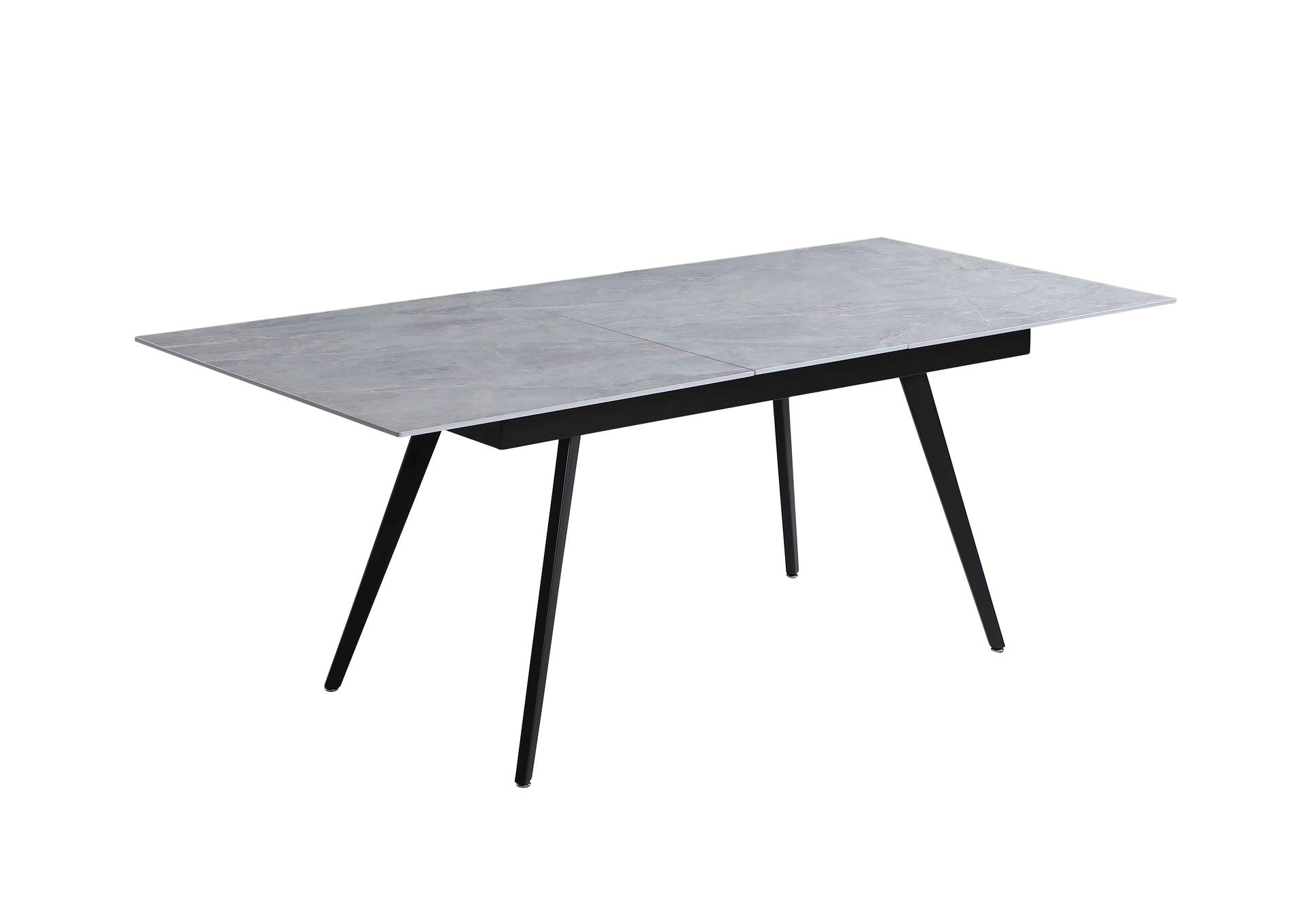 Contemporary Dining Set With Extendable Glass Table & Chairs image 6