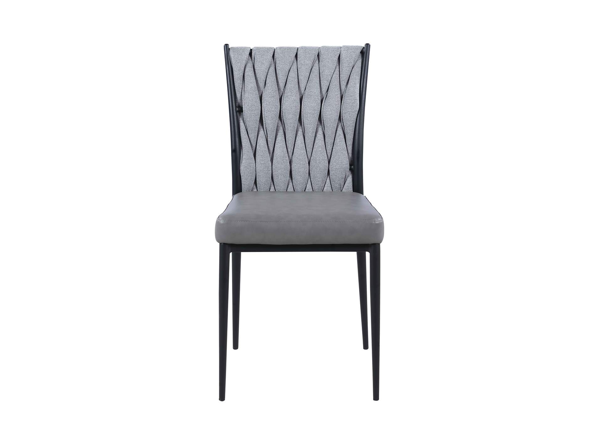 Contemporary Side Chair With Weave Back image 5