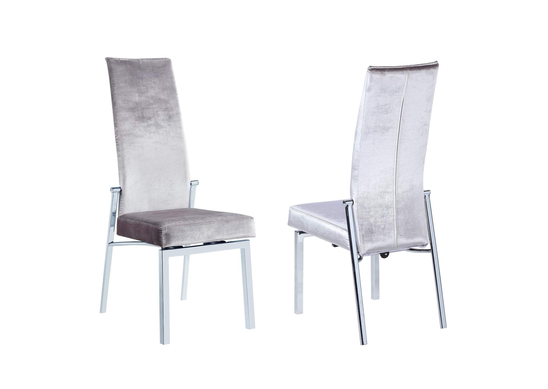 Contemporary Motion Back Side Chair With Chrome Frame image 4