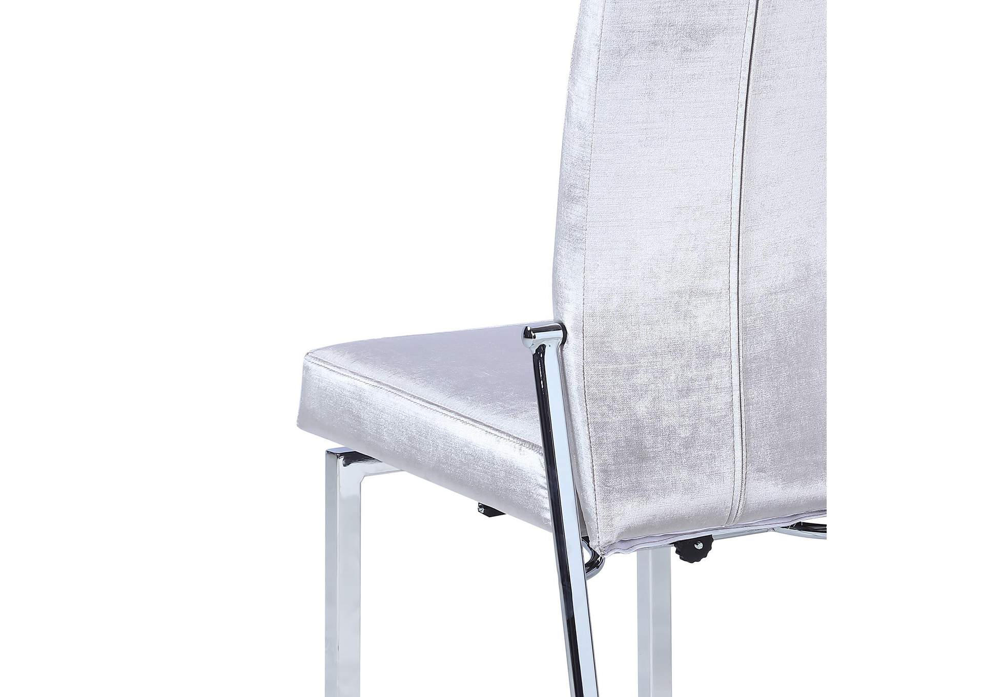 Contemporary Motion Back Side Chair With Chrome Frame image 9