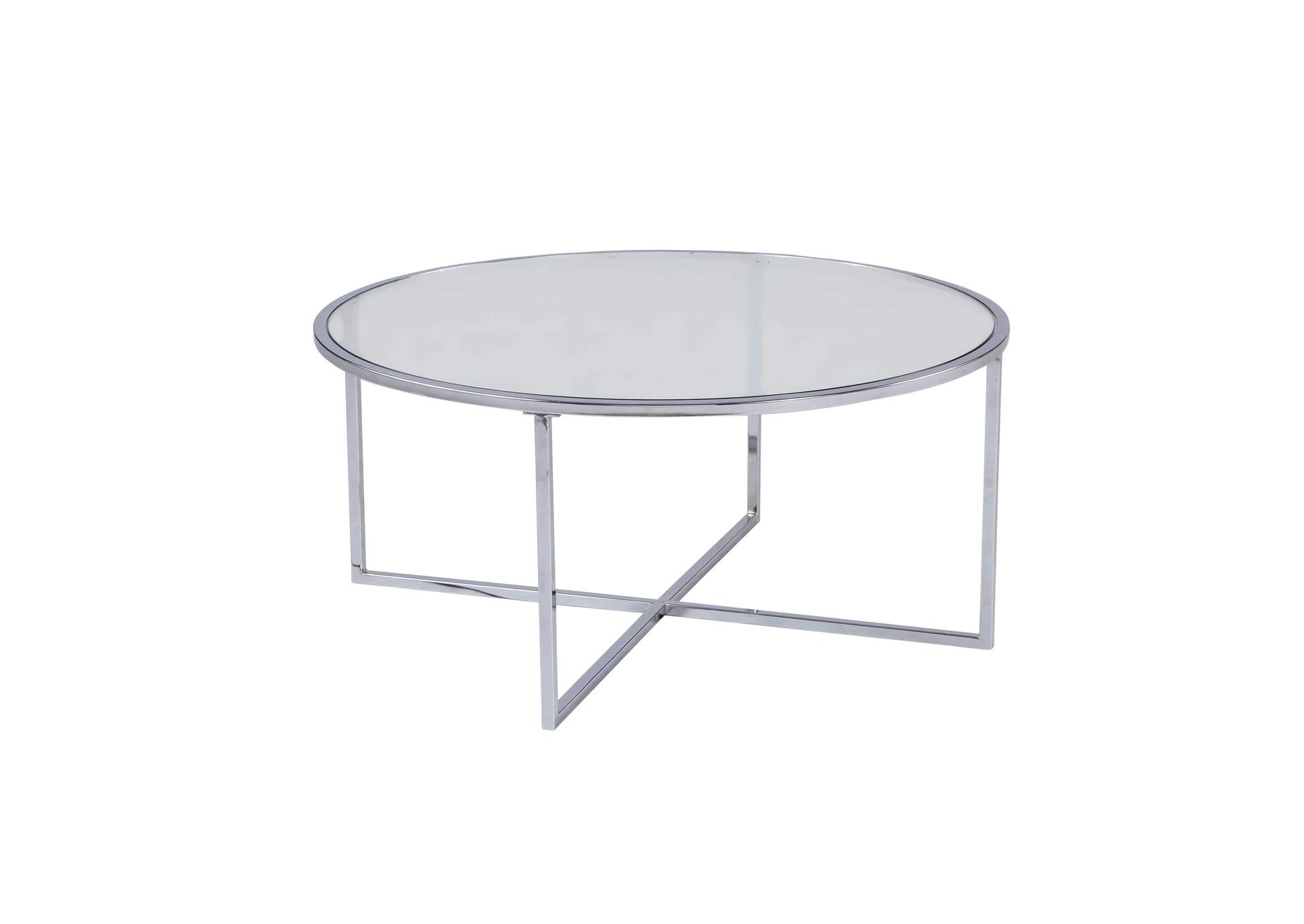 Contemporary 5 Piece Nesting Glass Cocktail Table Set image 9