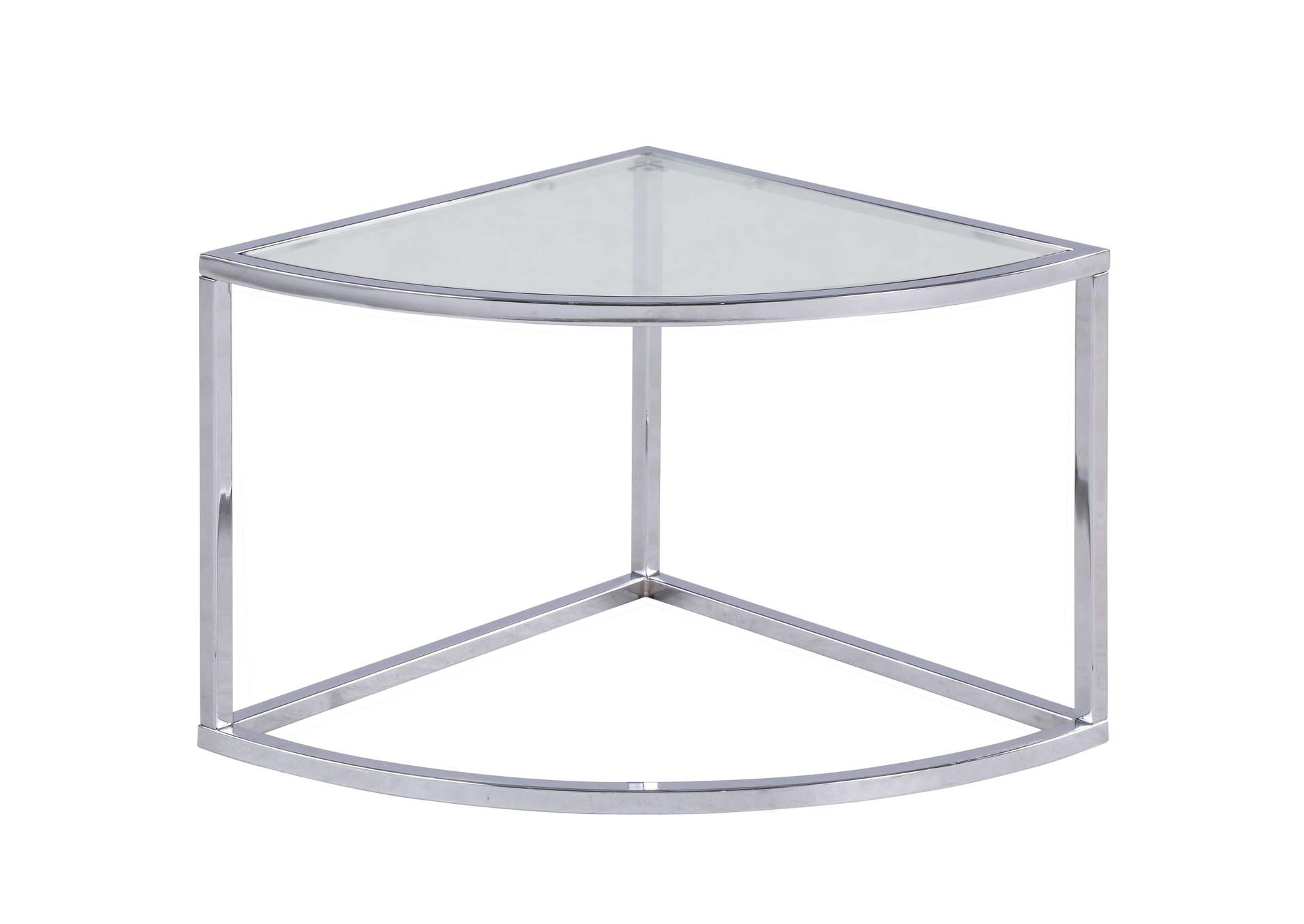 Contemporary 5 Piece Nesting Glass Cocktail Table Set image 4