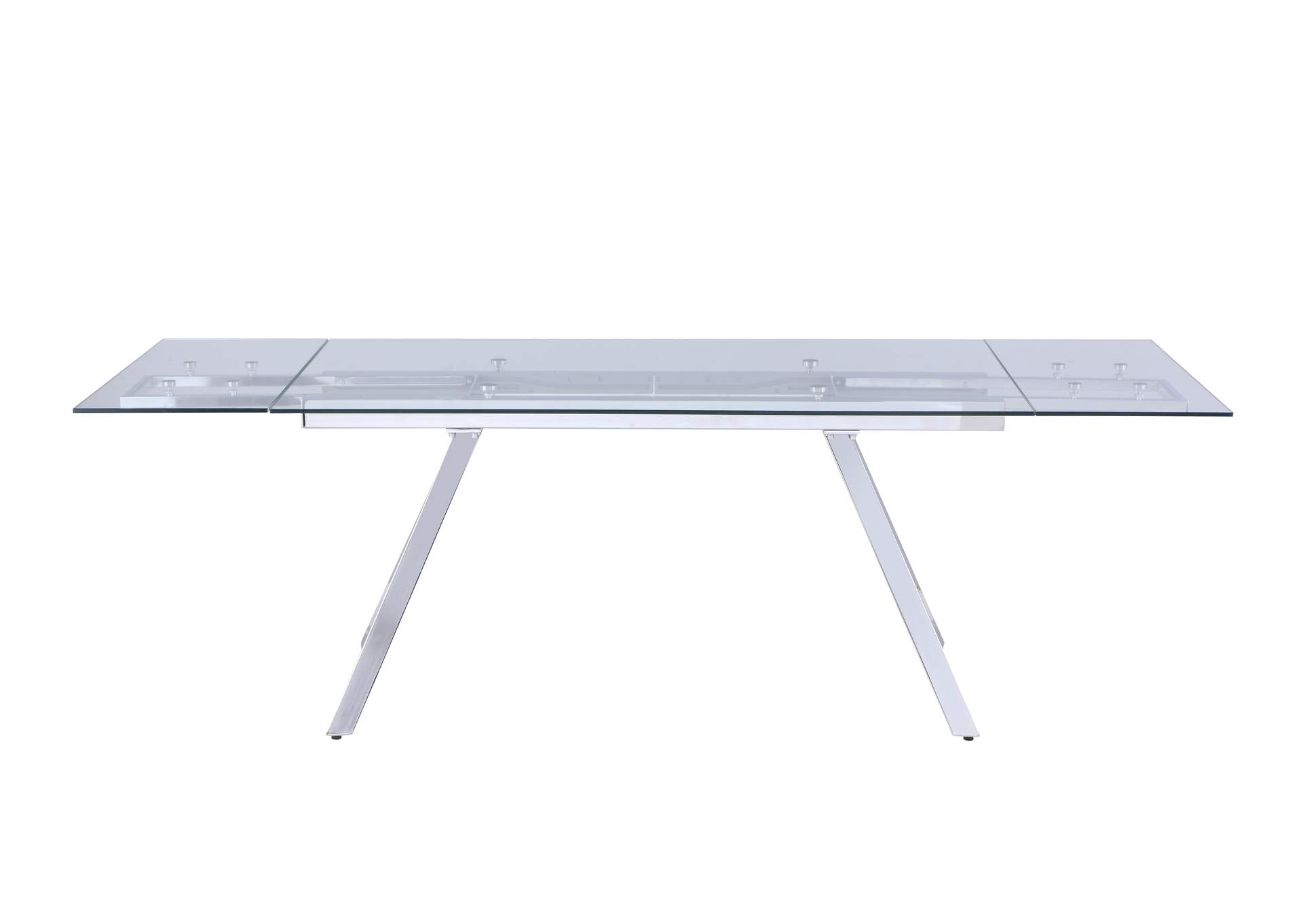 Contemporary Dining Set With Extendable Glass Table & 4 Chairs image 10