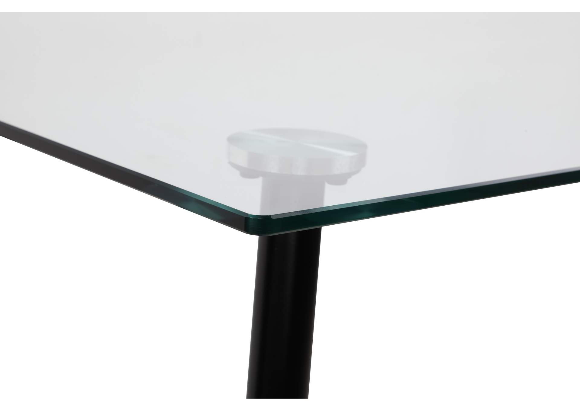 Contemporary Dining Set With Rectangular Glass Table & 4 Chairs image 7
