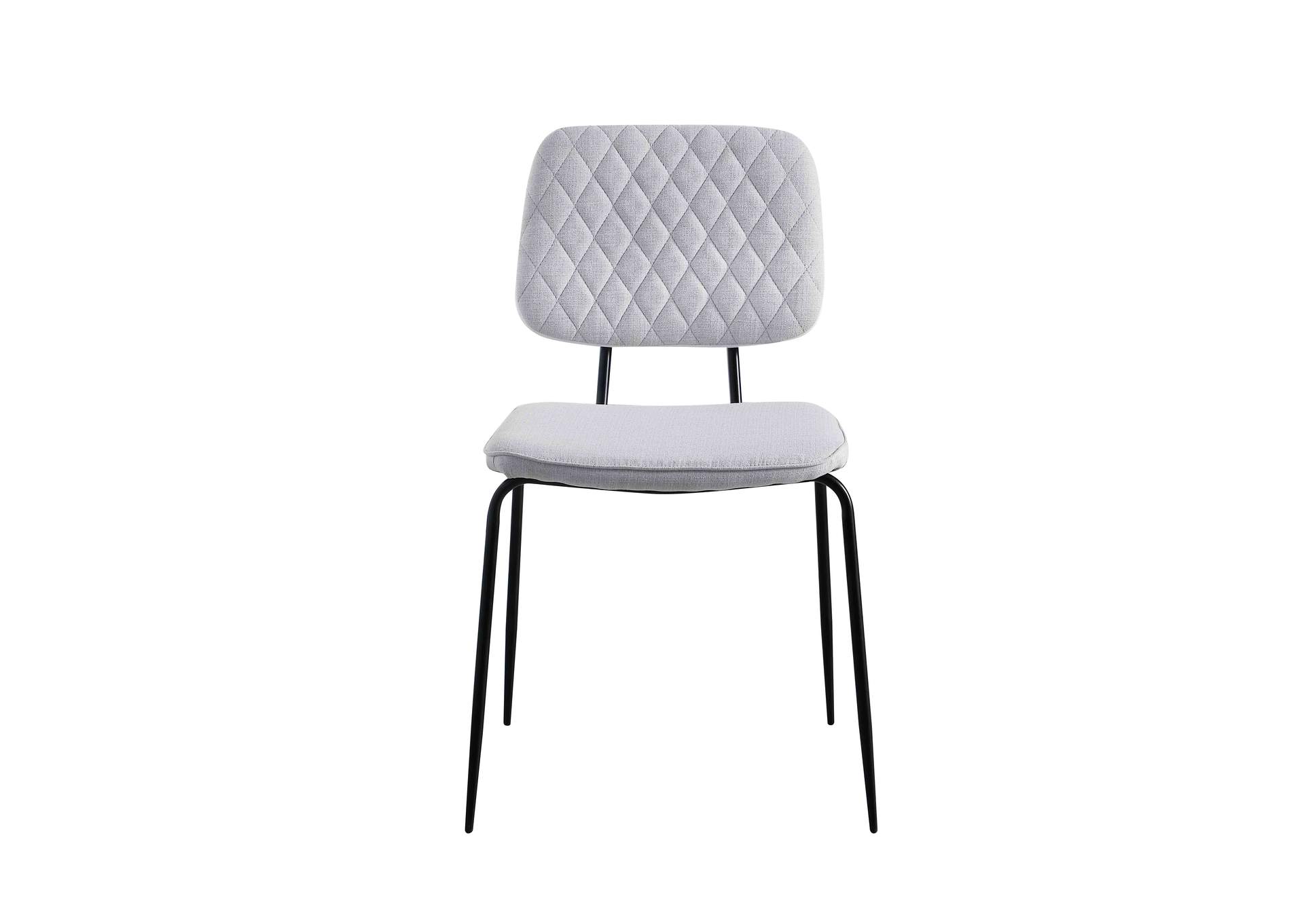 Contemporary Side Chair With Diamond Stitched Back image 5