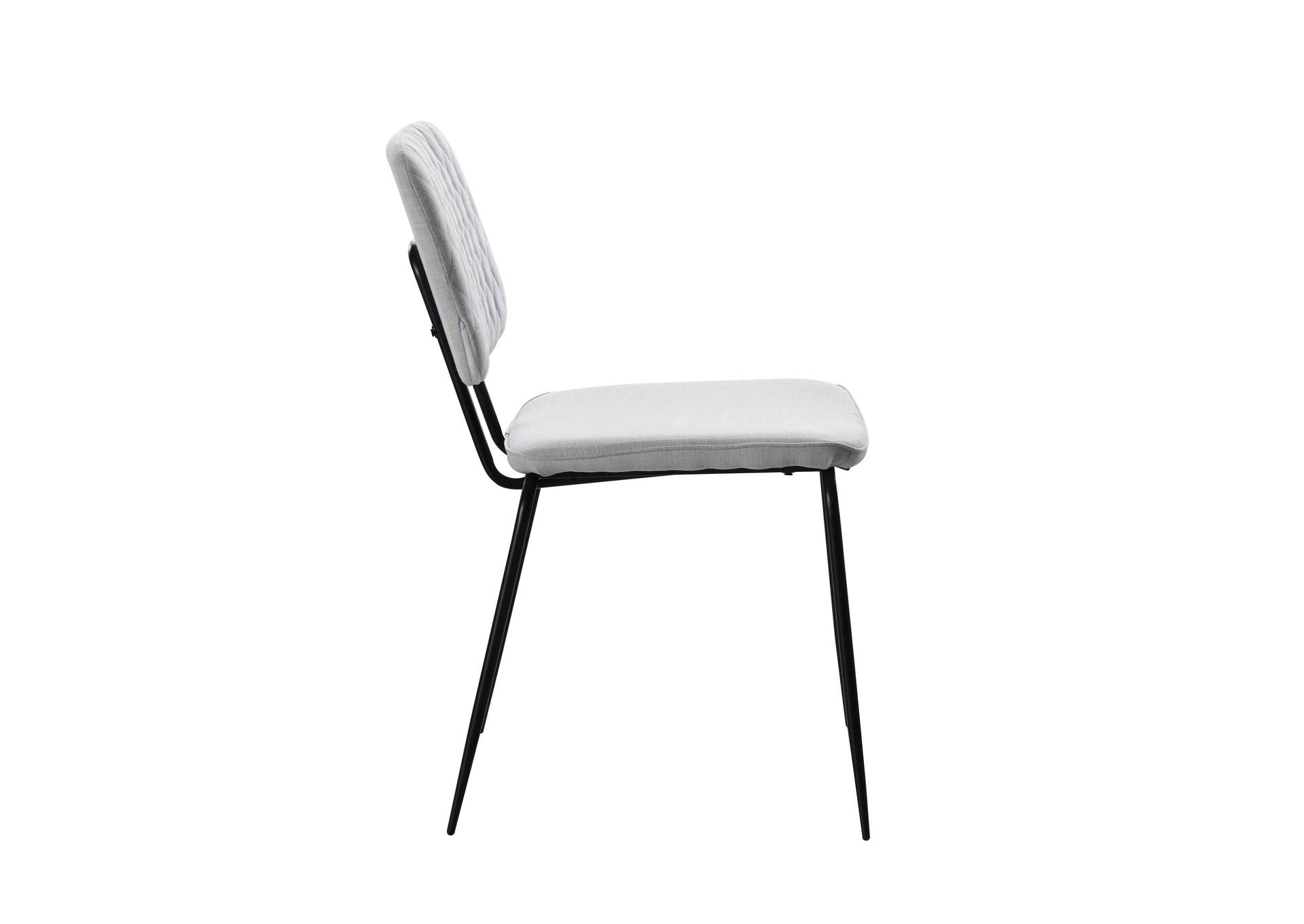 Contemporary Side Chair With Diamond Stitched Back image 7