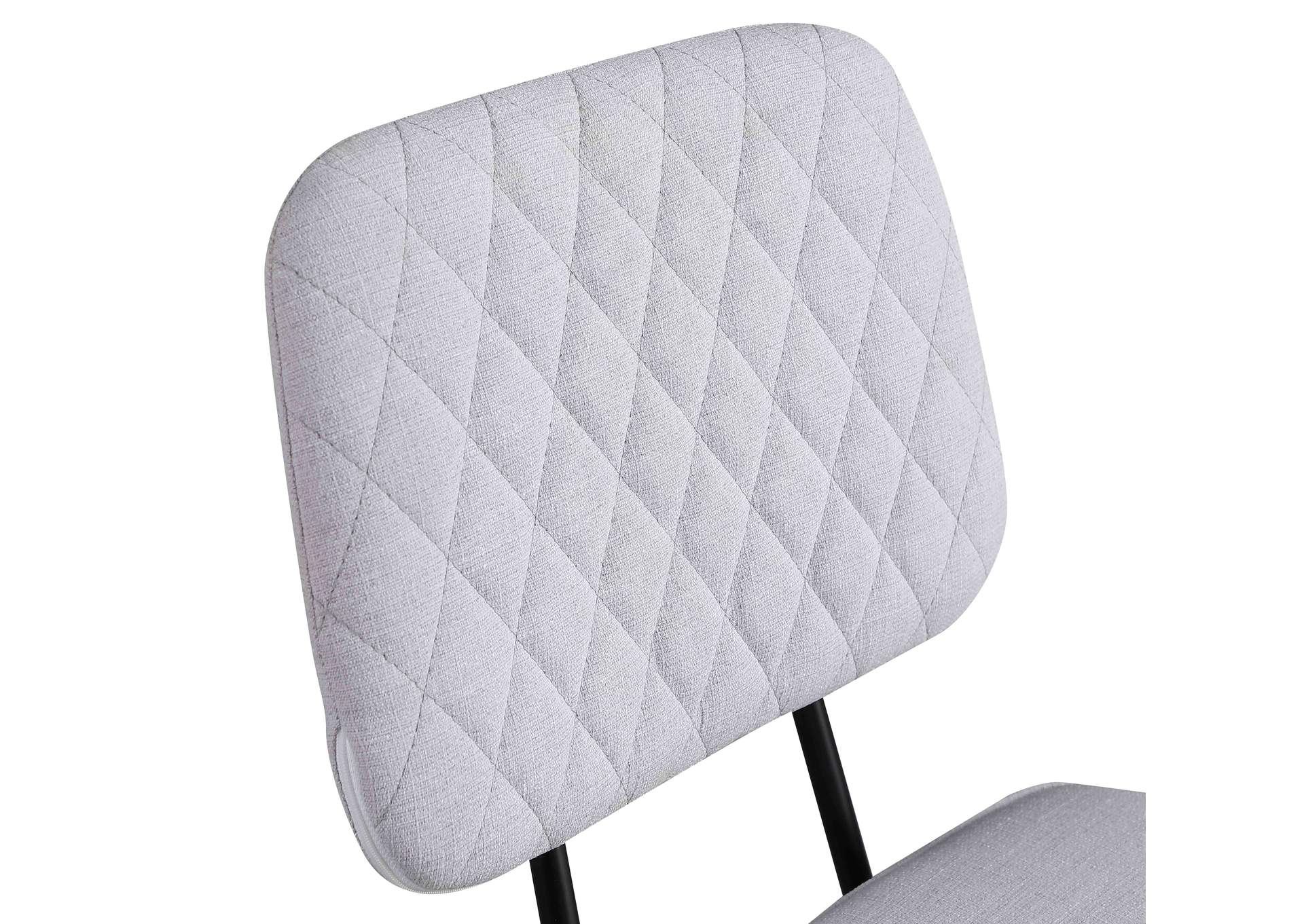 Contemporary Side Chair With Diamond Stitched Back image 8