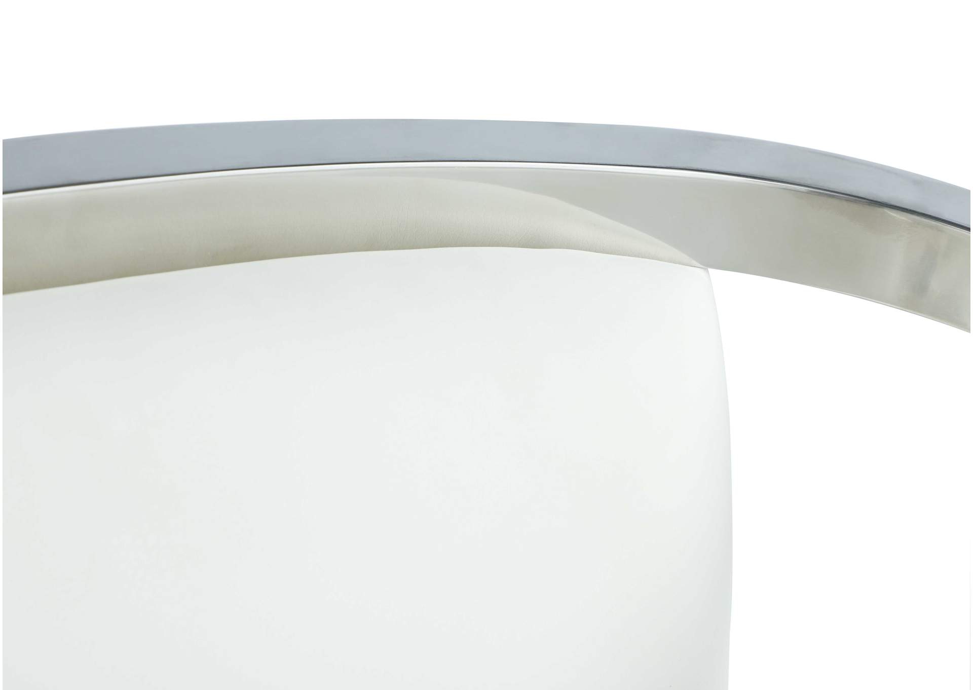 Modern Arm Chair With Steel & Solid Acrylic Frame image 8