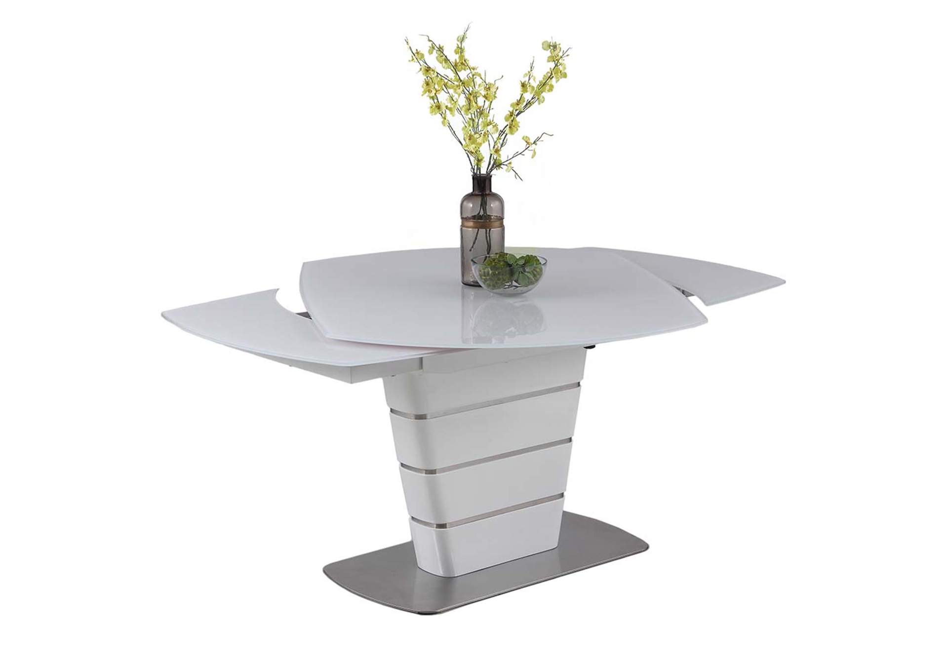 Tapered Pedestal With Steel Accents image 5
