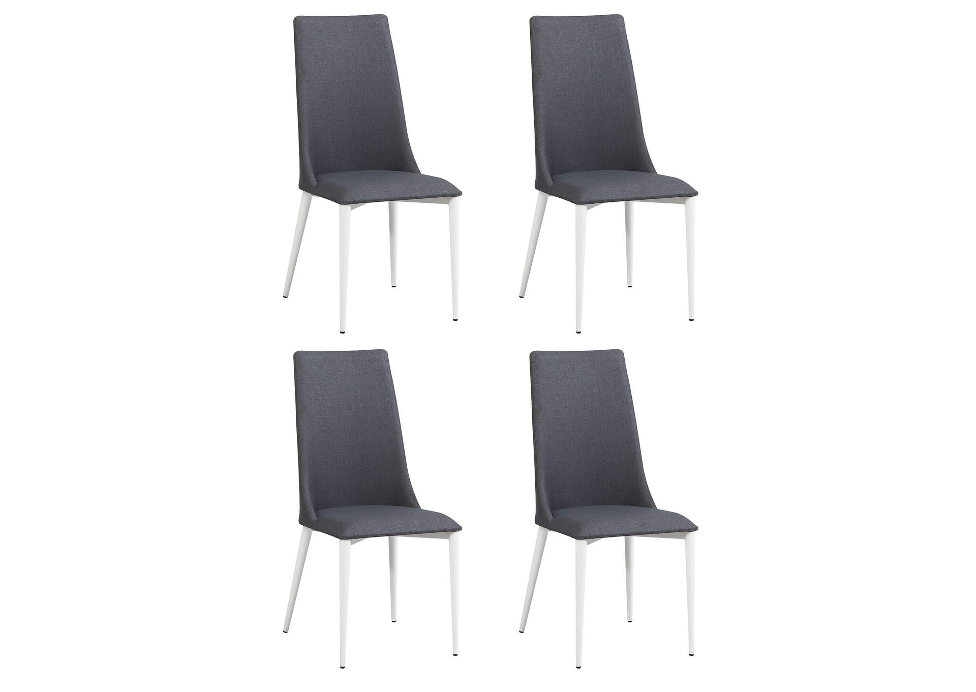 Contemporary Curved-Back Side Chair image 5