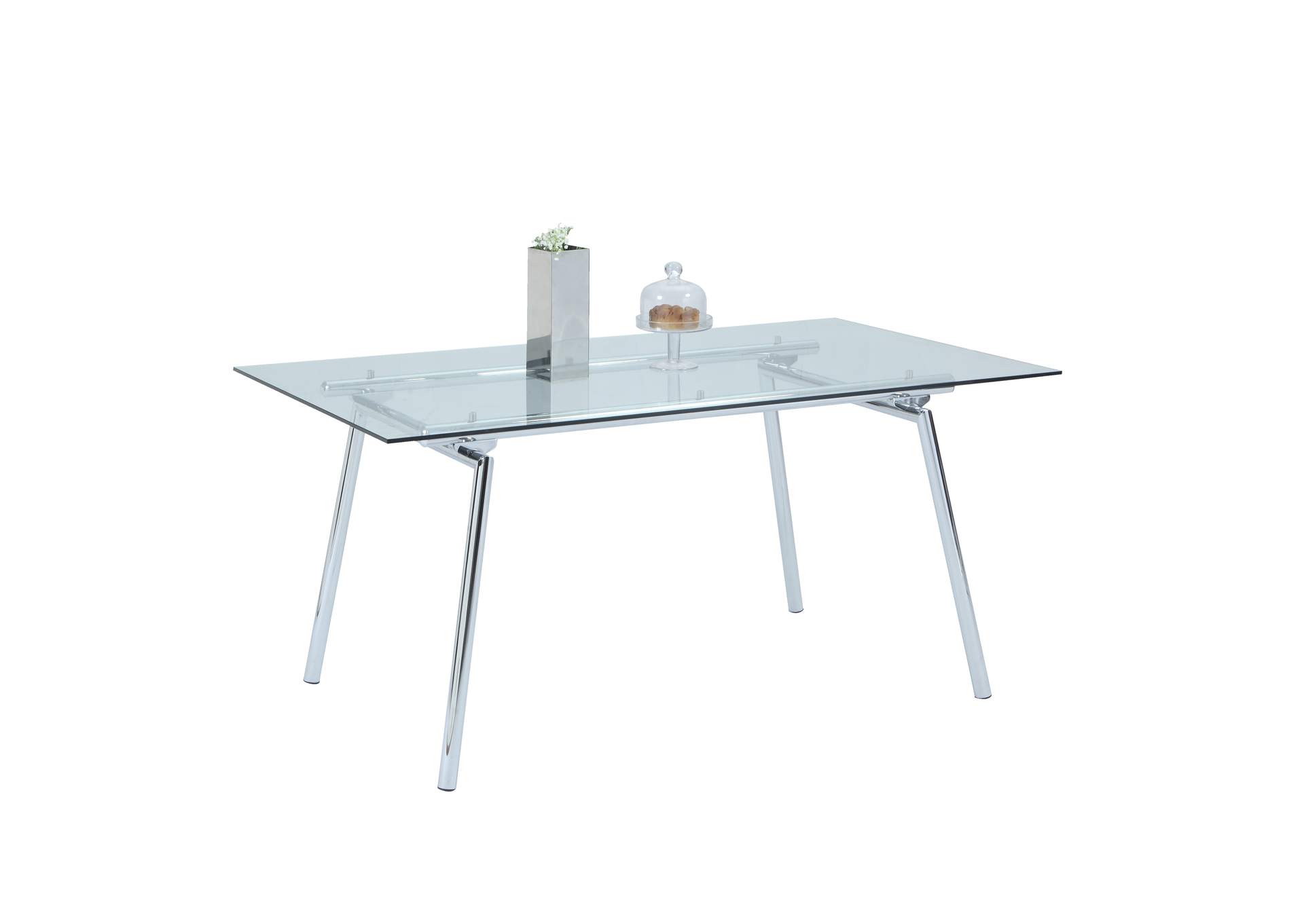 Contemporary Glass Dining Table image 3