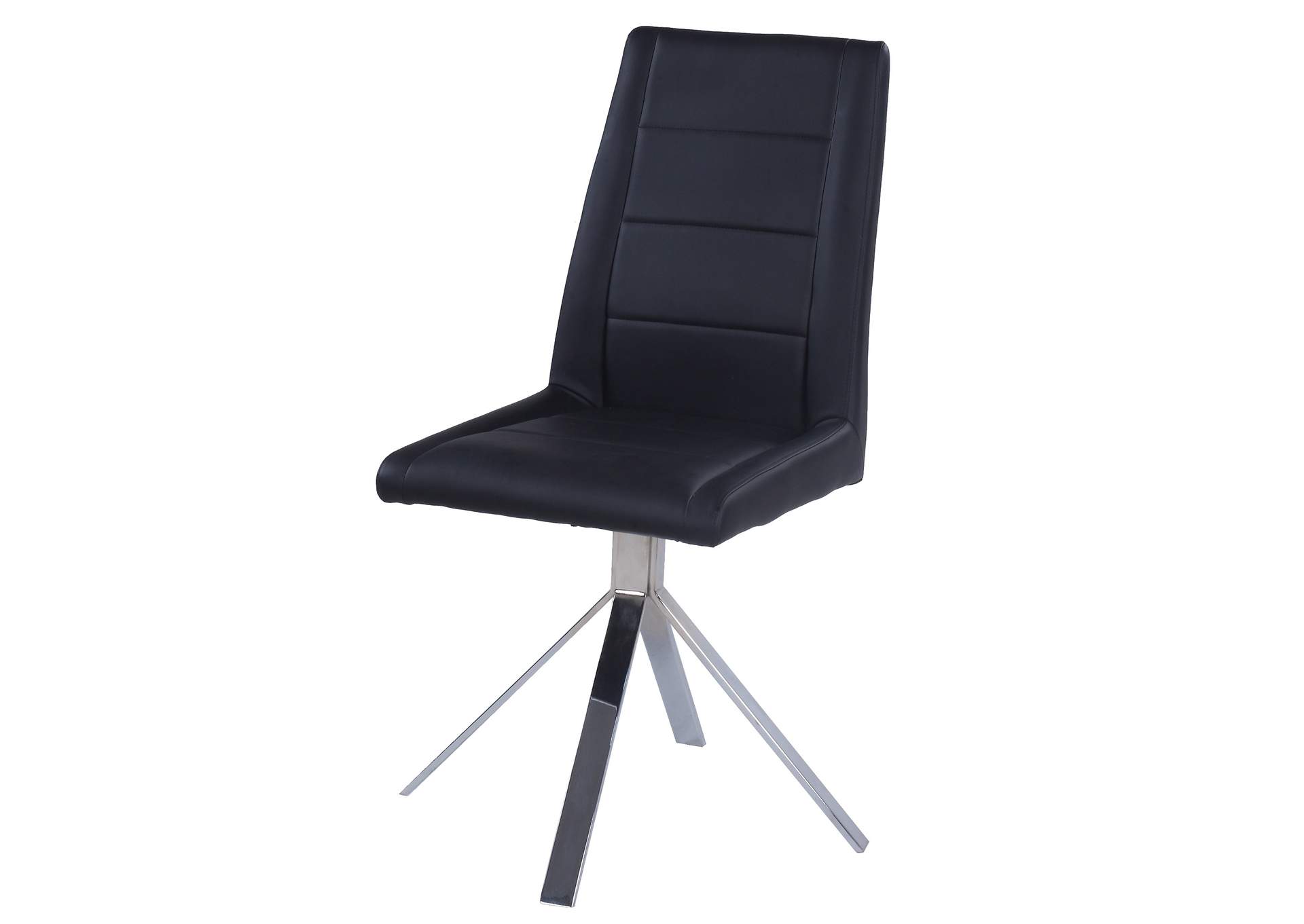 Contemporary Upholstered Swivel Side Chair image 4