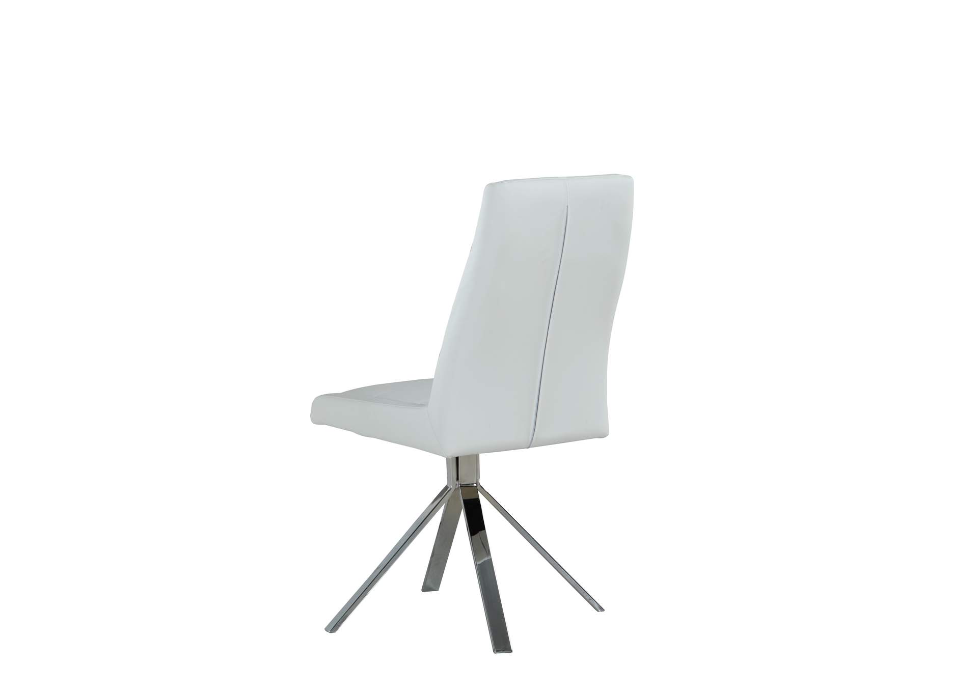 Contemporary Upholstered Swivel Side Chair image 4