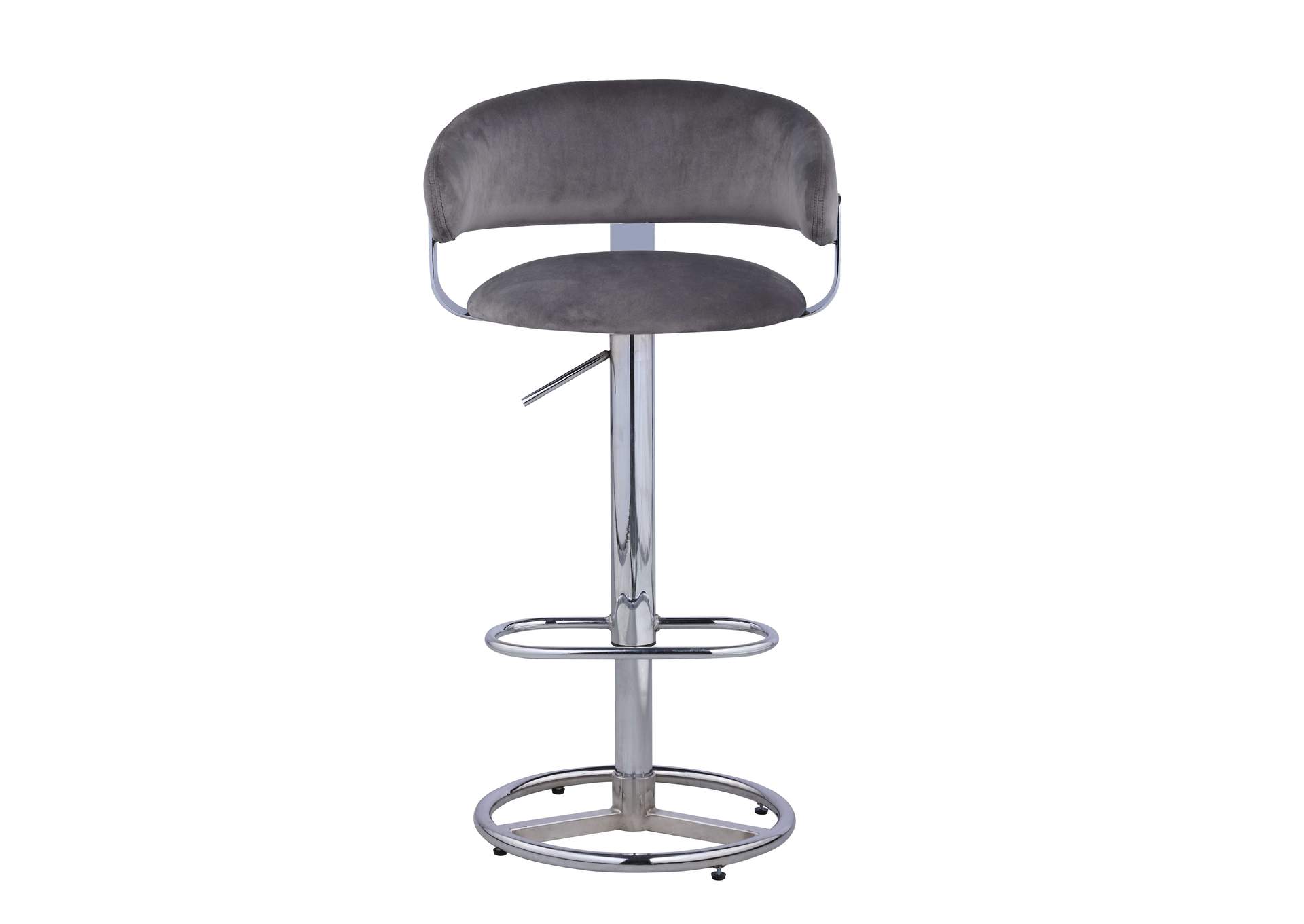 Contemporary Channel Back Height-Adjustable Stool image 5