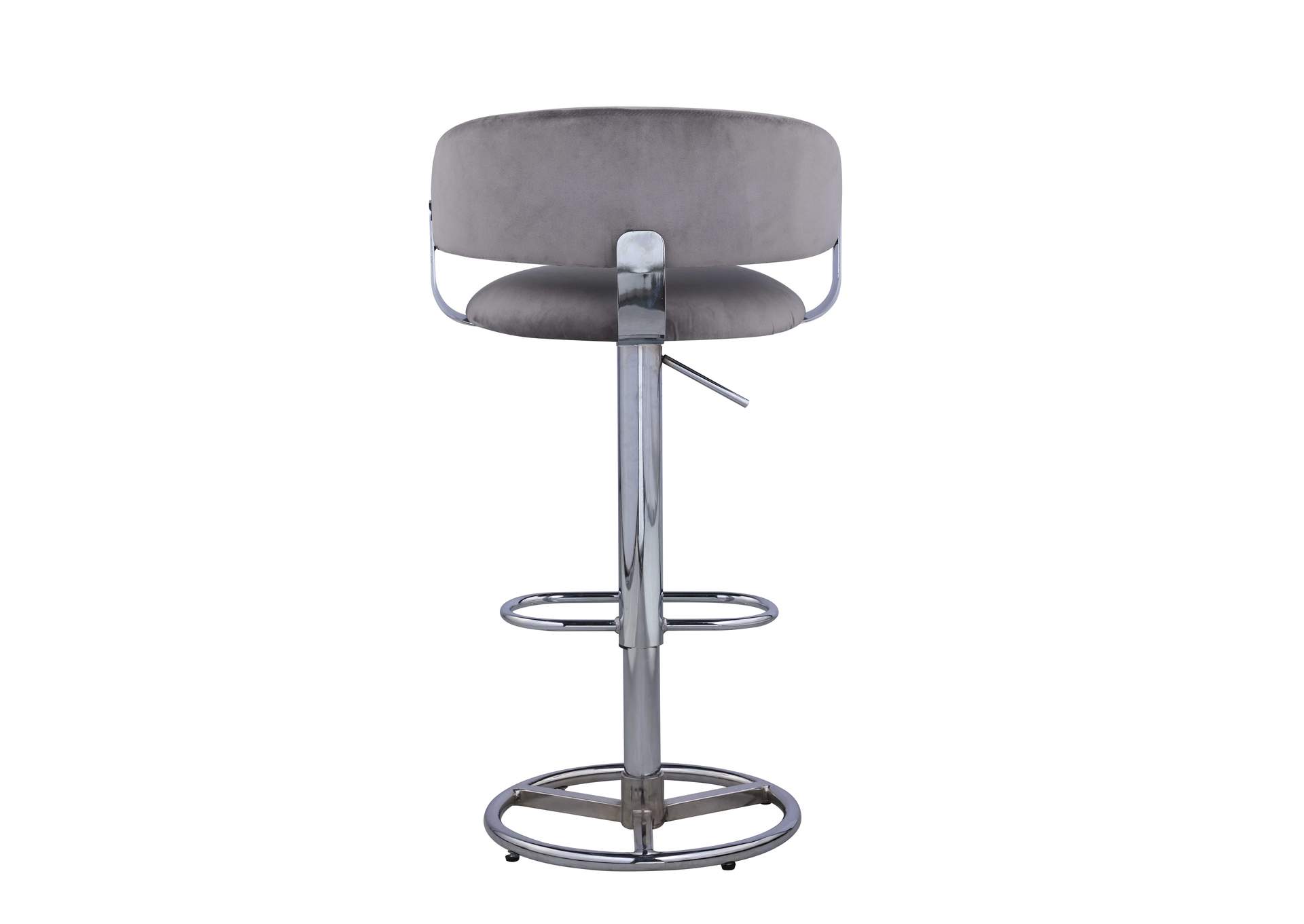 Contemporary Channel Back Height-Adjustable Stool image 7