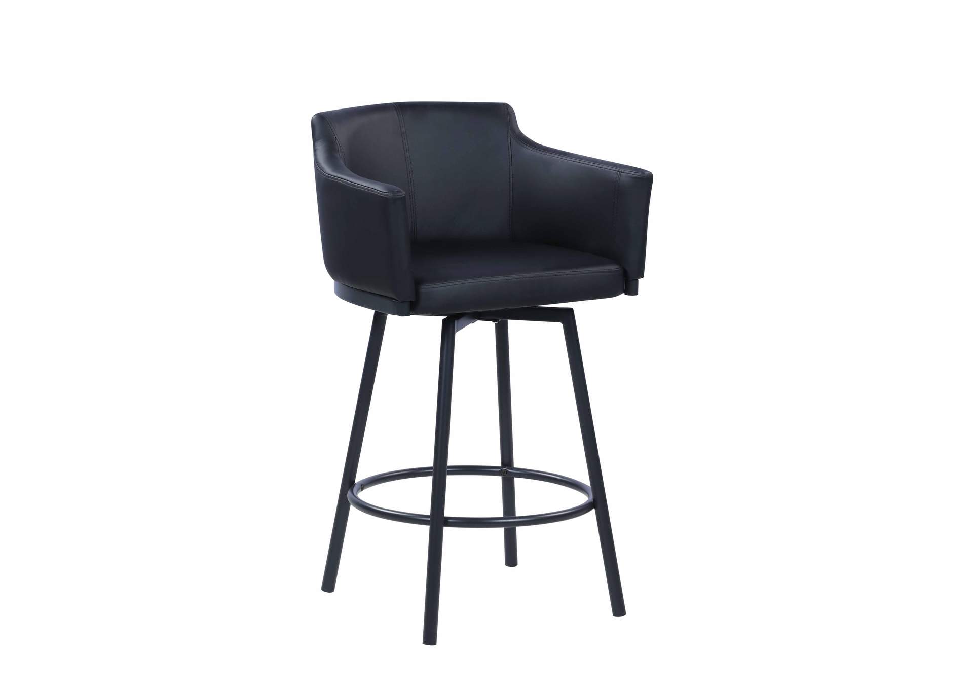Modern Club Counter Stool With Memory Swivel image 4