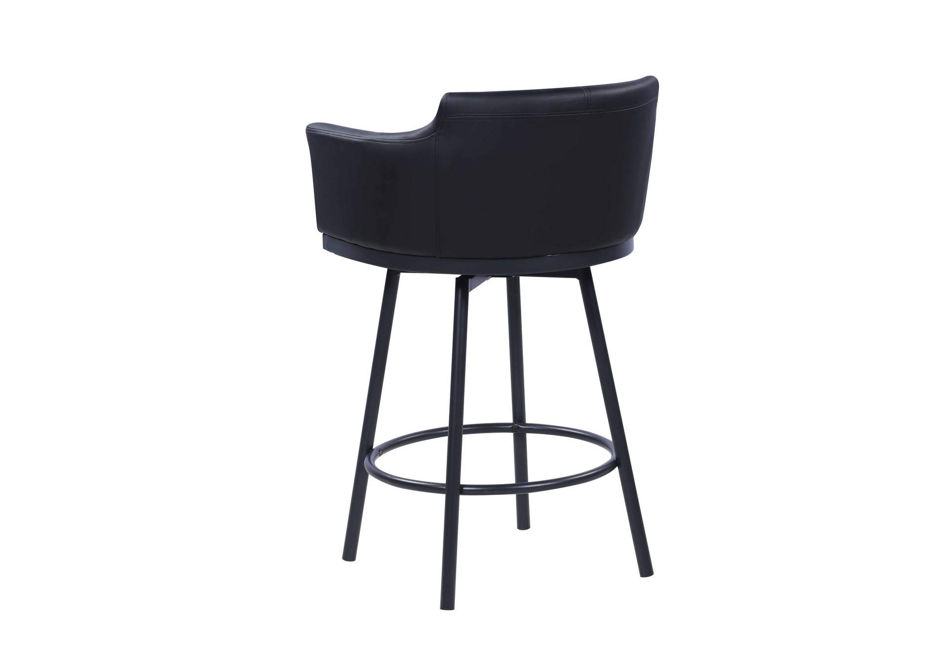 Modern Club Counter Stool With Memory Swivel image 6