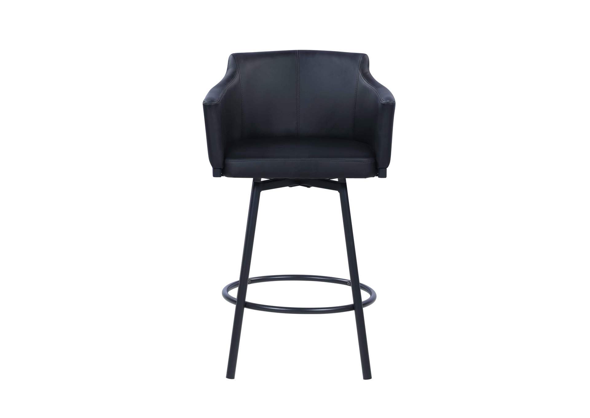 Modern Club Counter Stool With Memory Swivel image 7