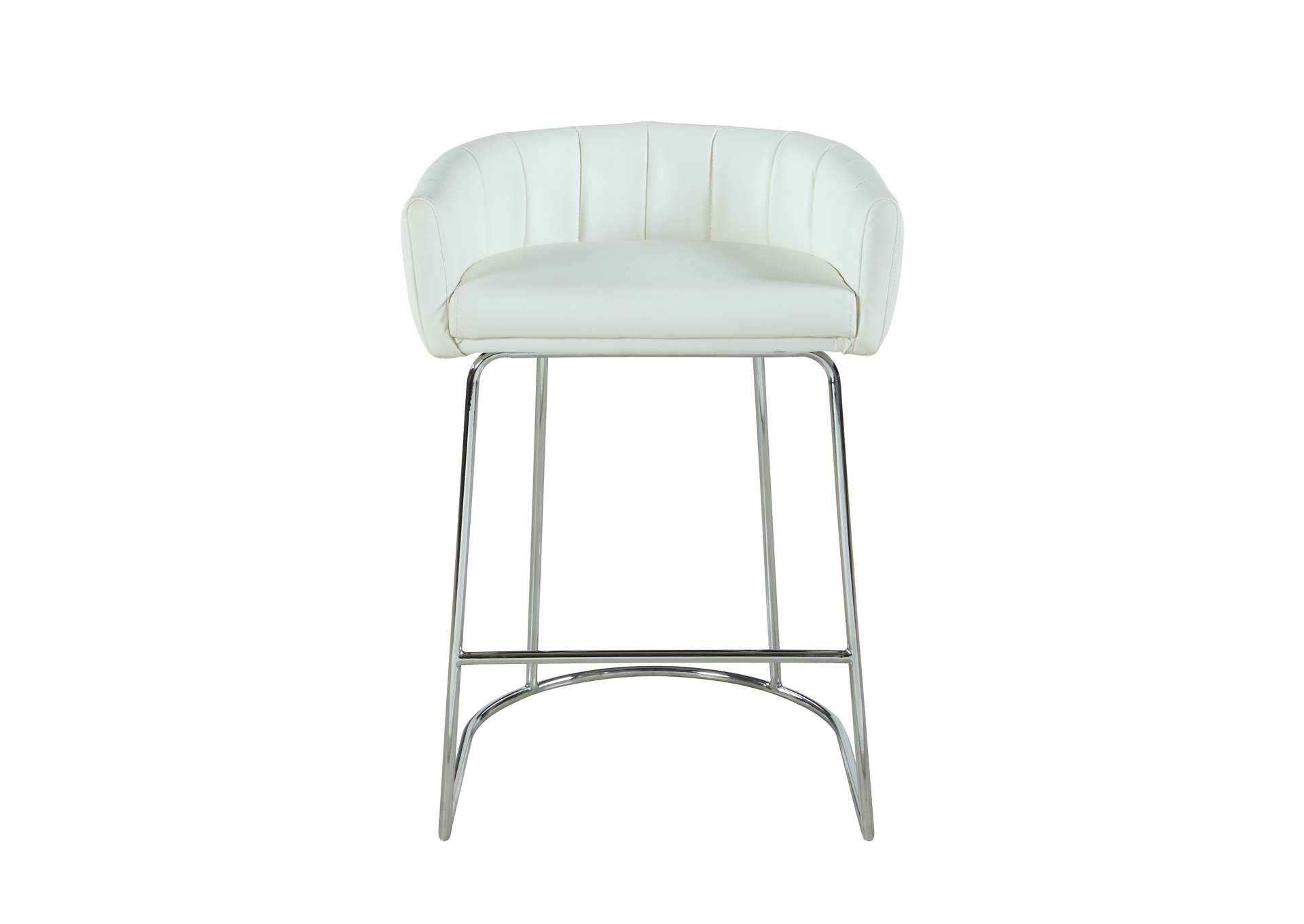 Contemporary Channel Back Counter Stool image 5