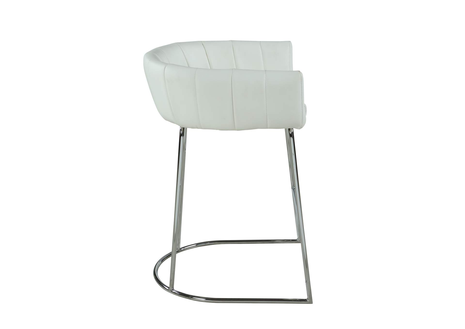 Contemporary Channel Back Counter Stool image 6