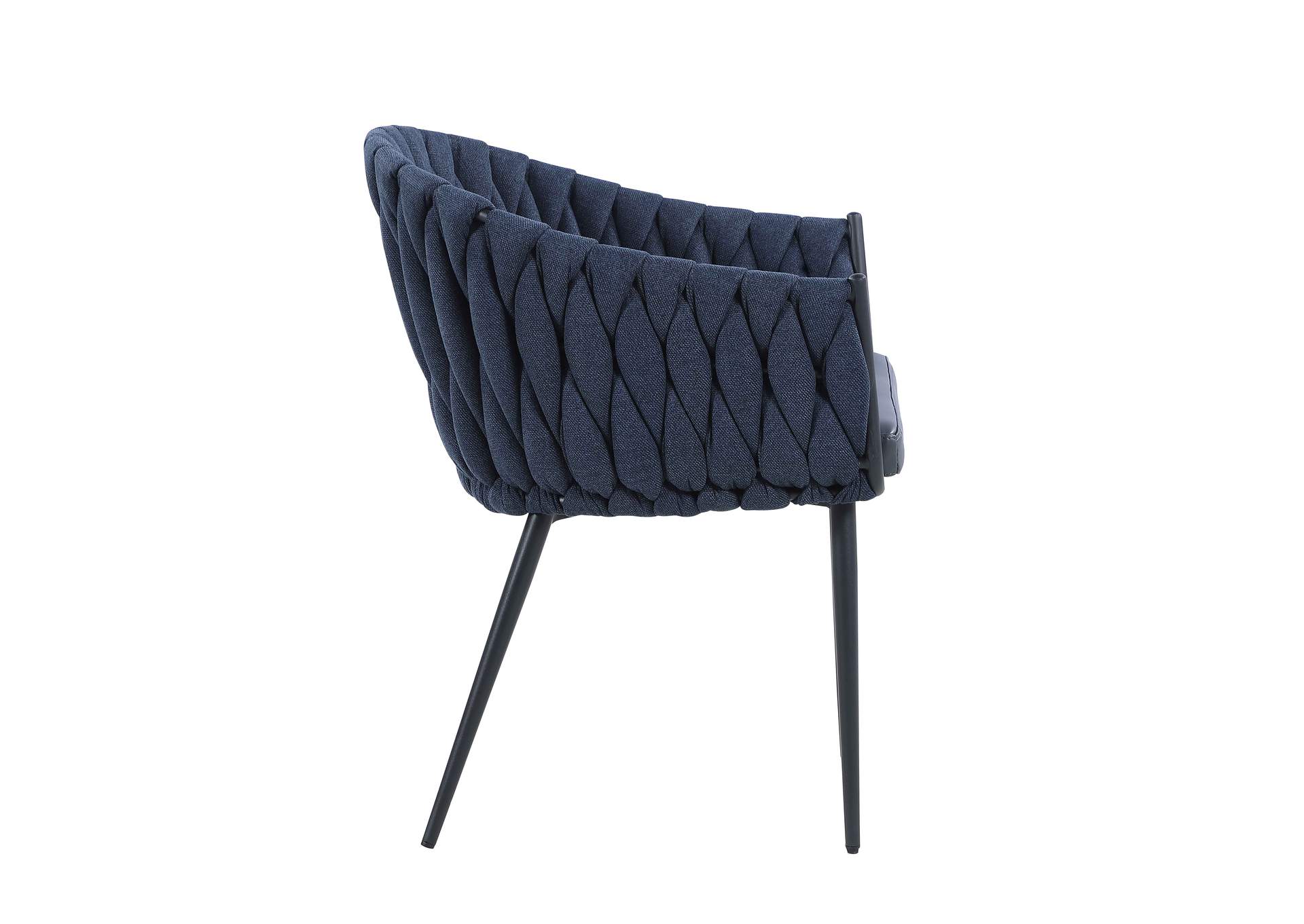 Modern Arm Chair With Weave Back image 6