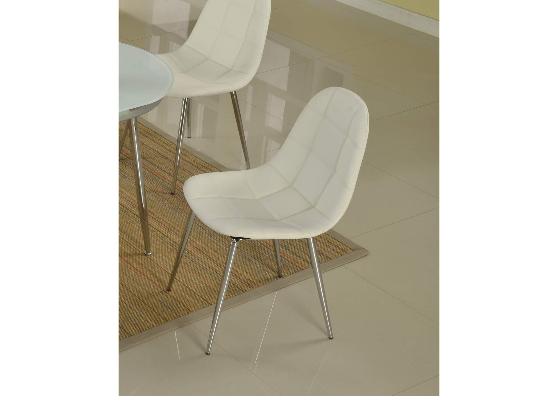 Waffle Tufted Side Chair With Bucket Seat image 6
