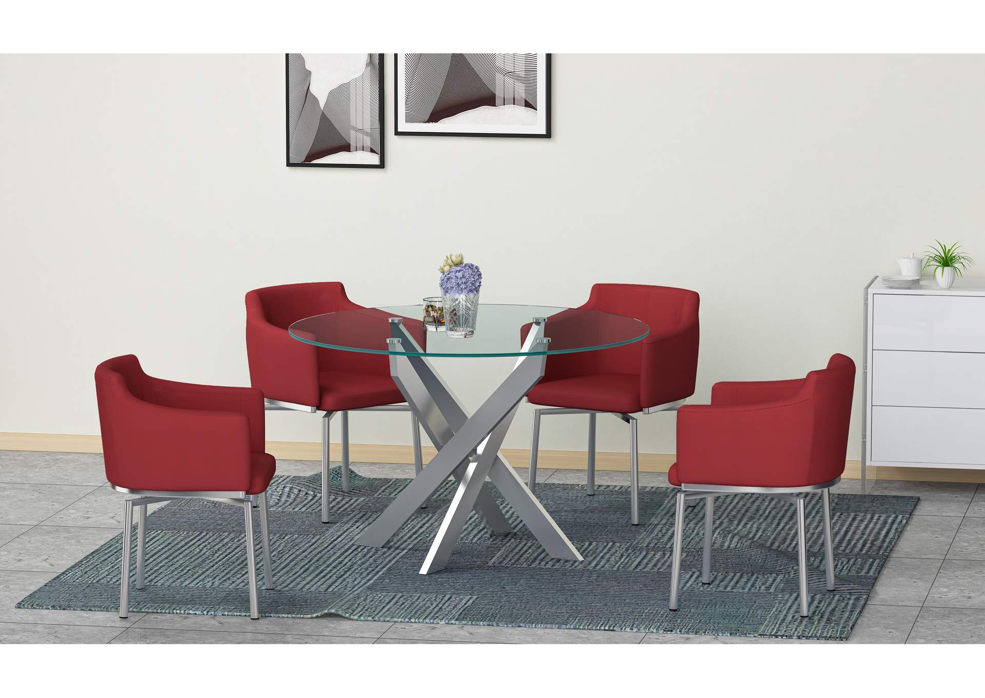 Modern Club Arm Chair With Memory Swivel image 1