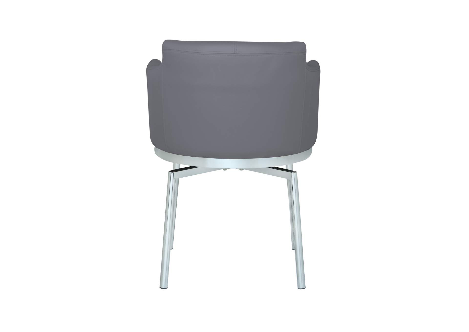 Dining Set With Round Glass Table & Swivel Club Chairs image 10