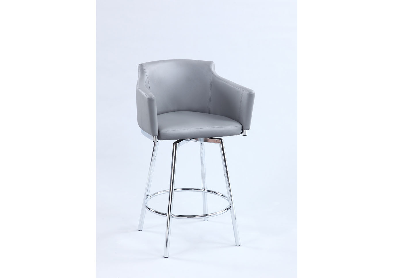 Modern Club Counter Stool With Memory Swivel image 4