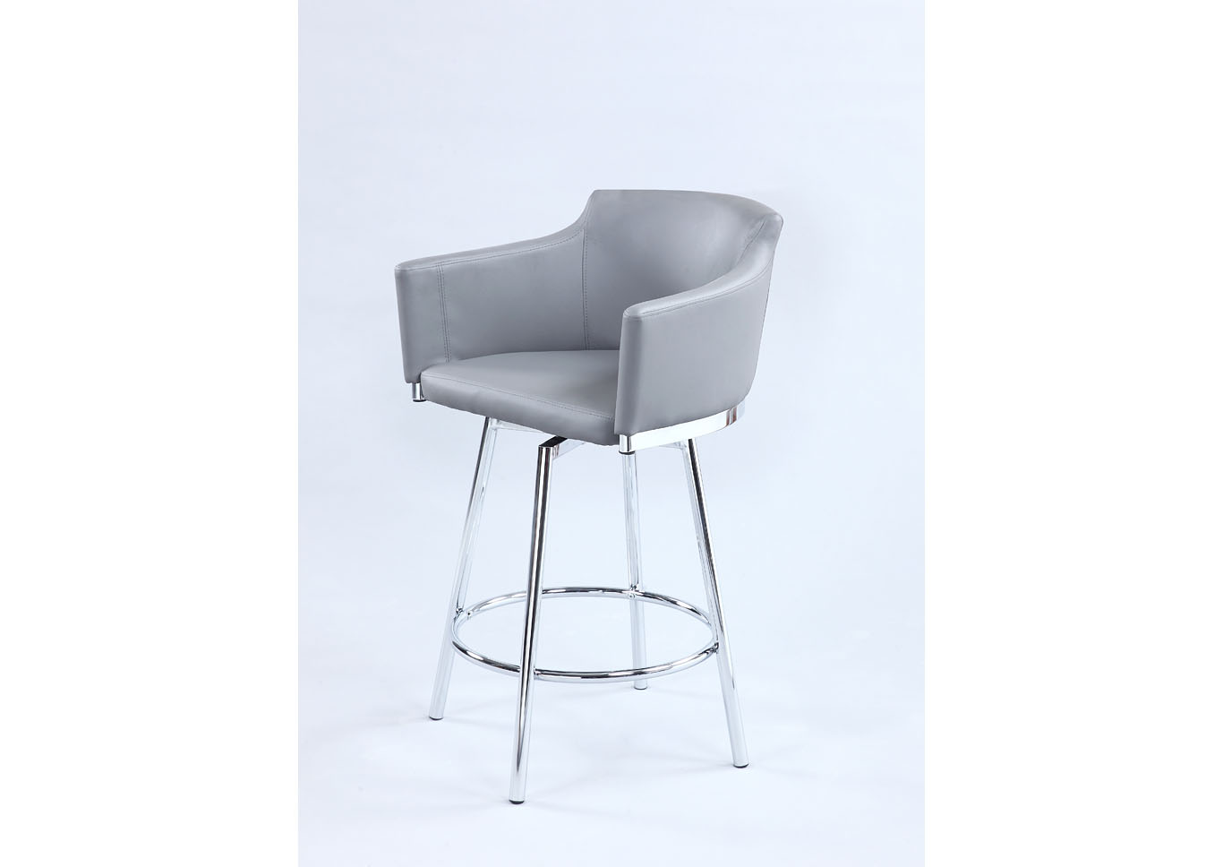 Modern Club Counter Stool With Memory Swivel image 6
