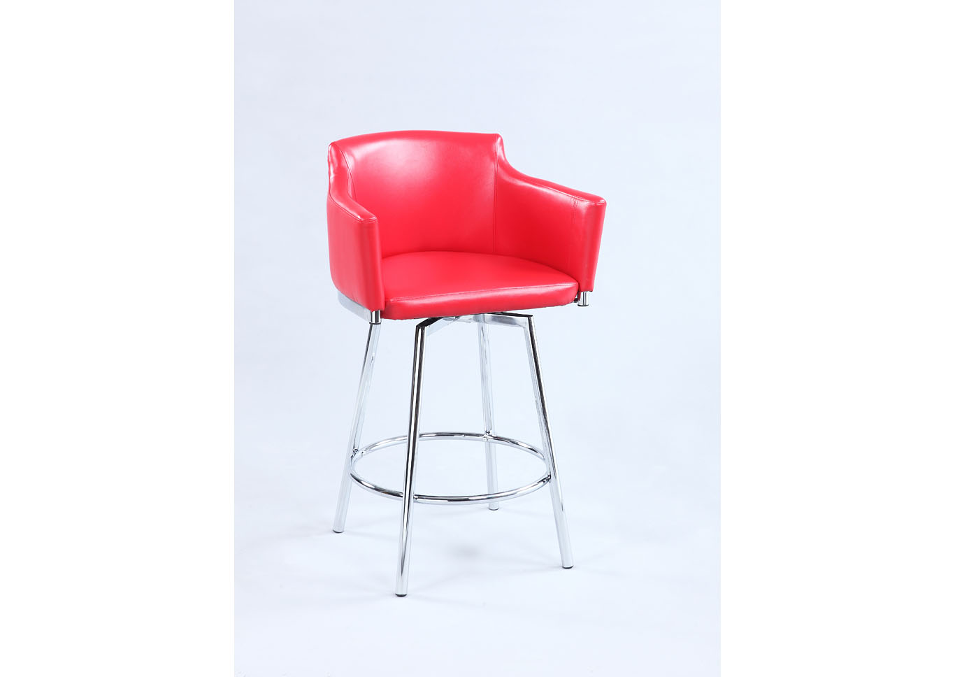 Modern Club Bar Stool With Memory Swivel image 3
