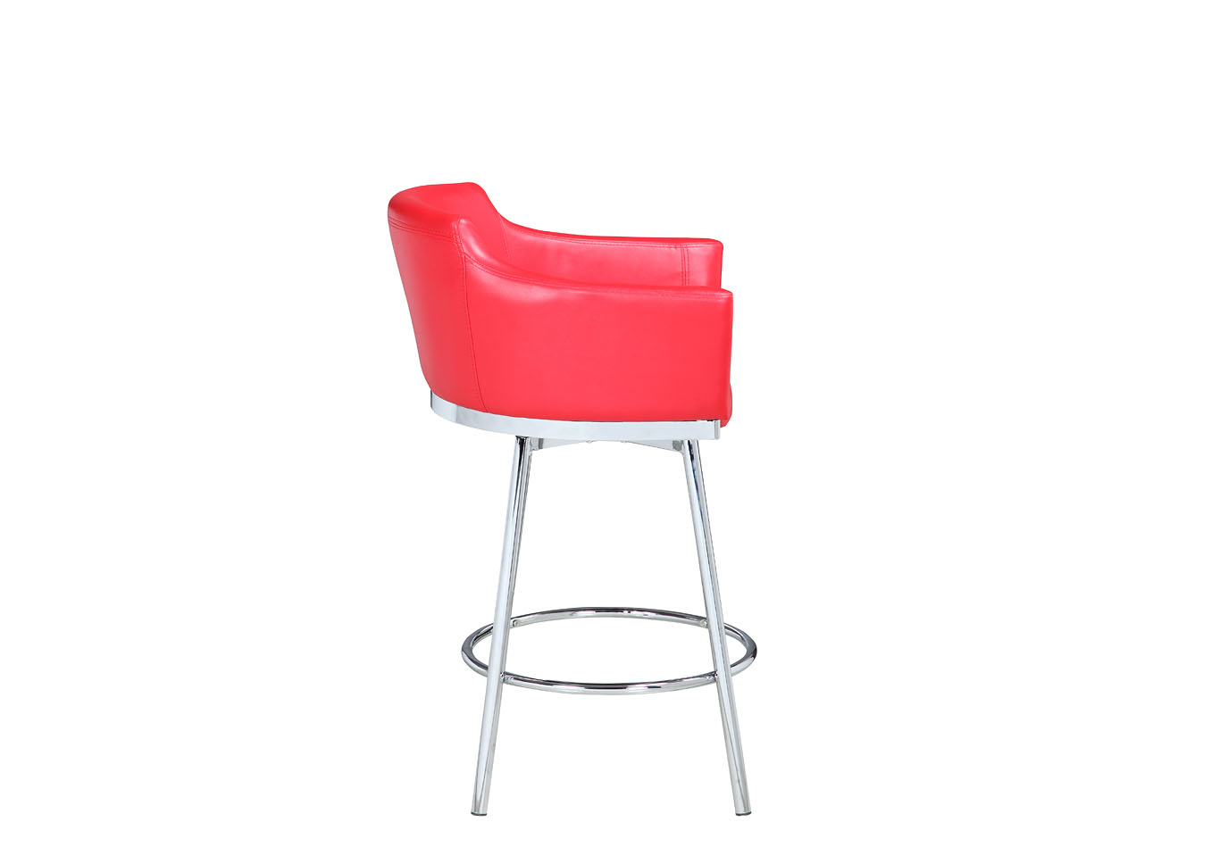 Modern Club Bar Stool With Memory Swivel image 5