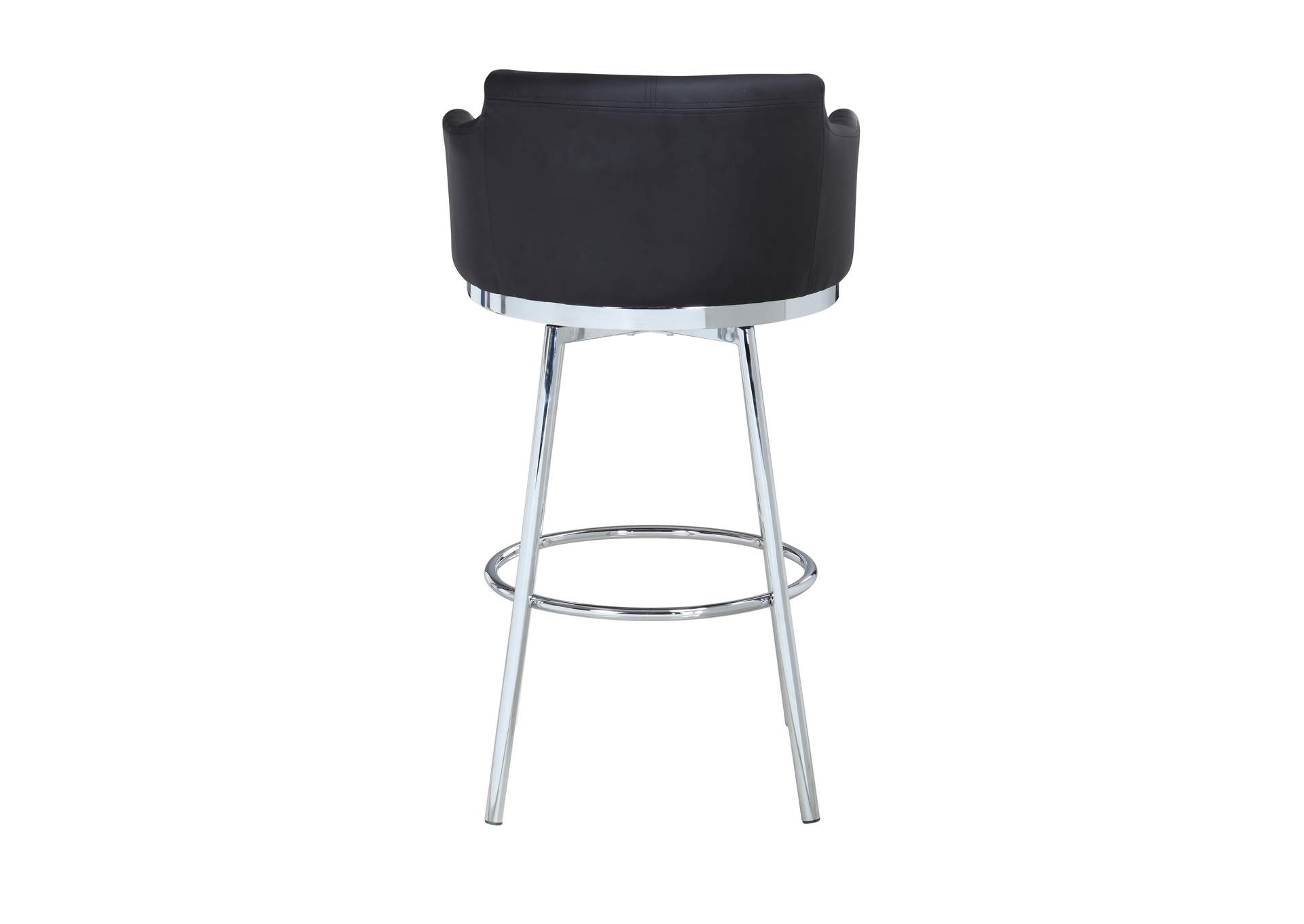 Modern Club Bar Stool With Memory Swivel image 5