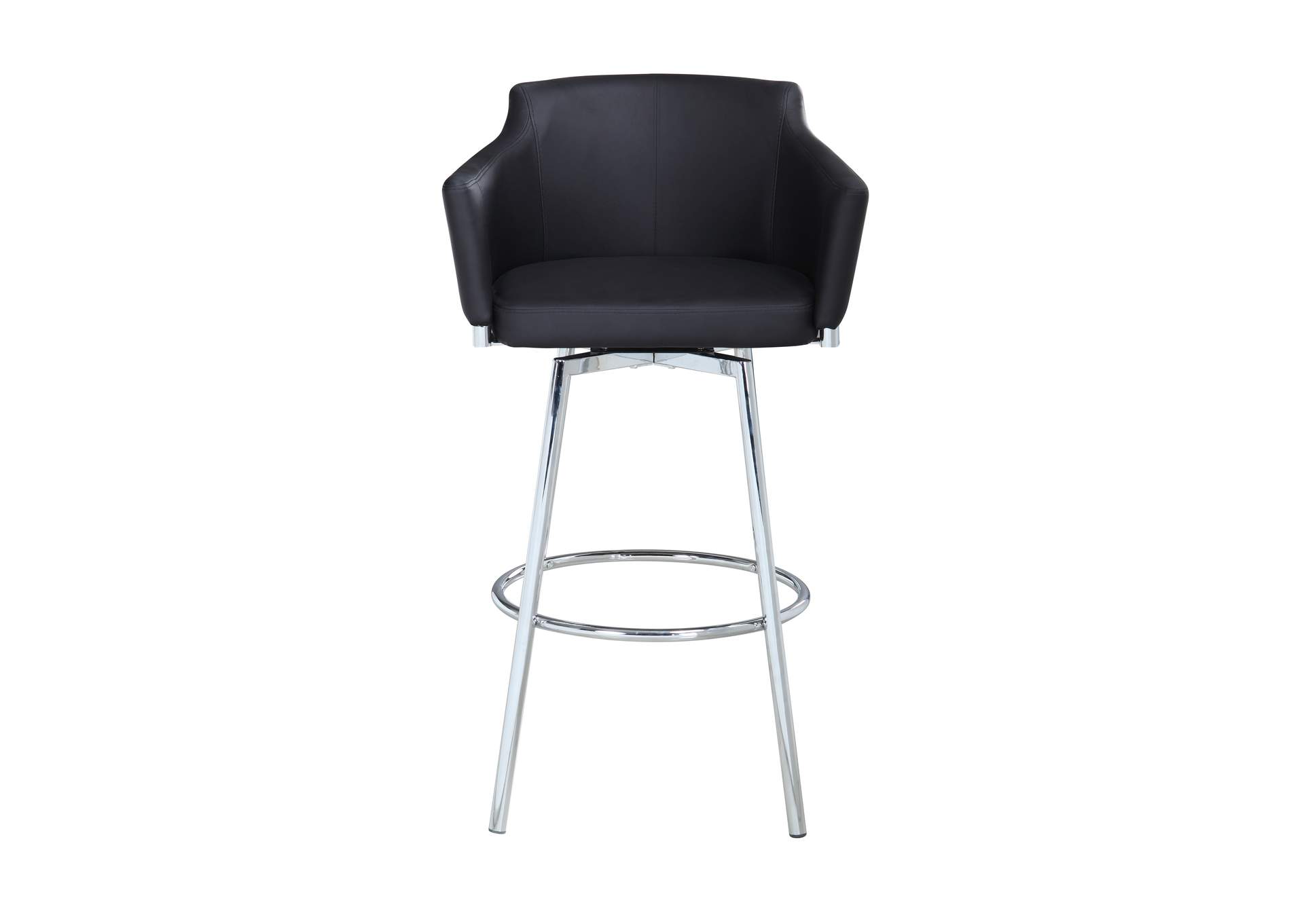 Modern Club Bar Stool With Memory Swivel image 6