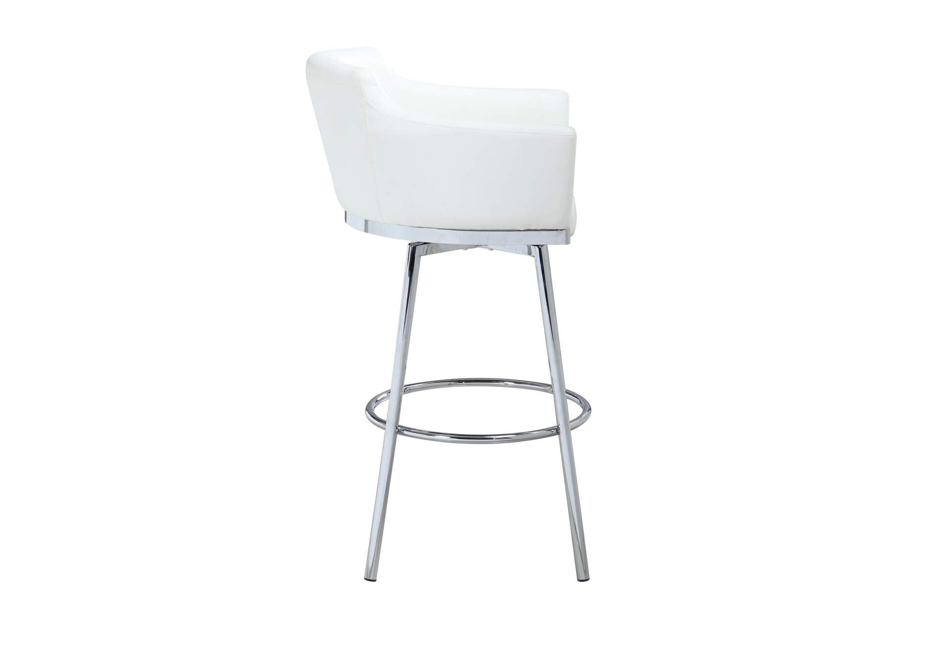 Modern Club Bar Stool With Memory Swivel image 4
