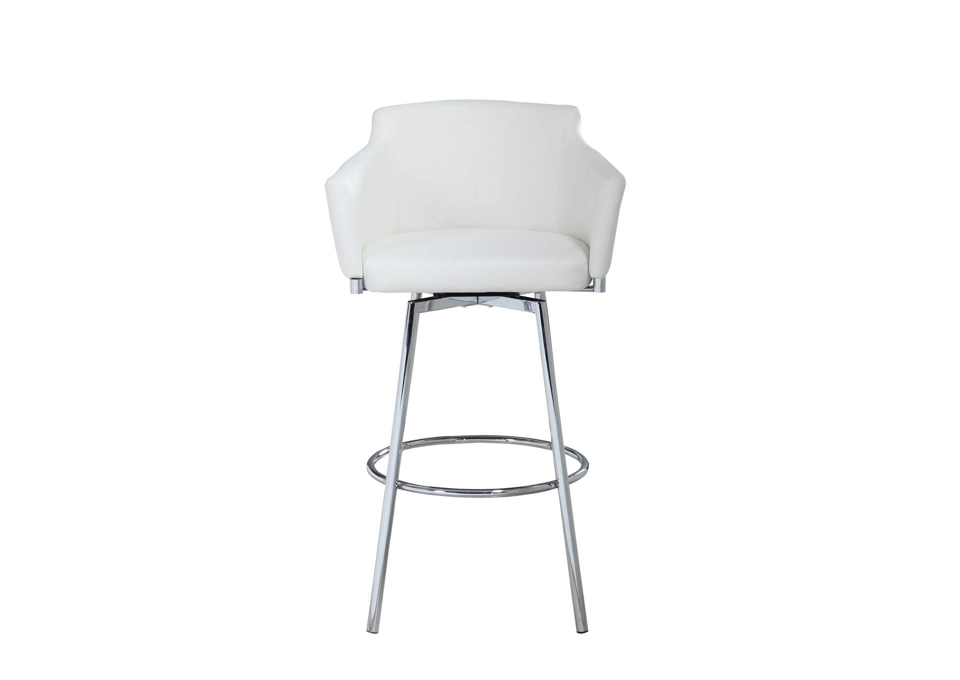 Modern Club Bar Stool With Memory Swivel image 5