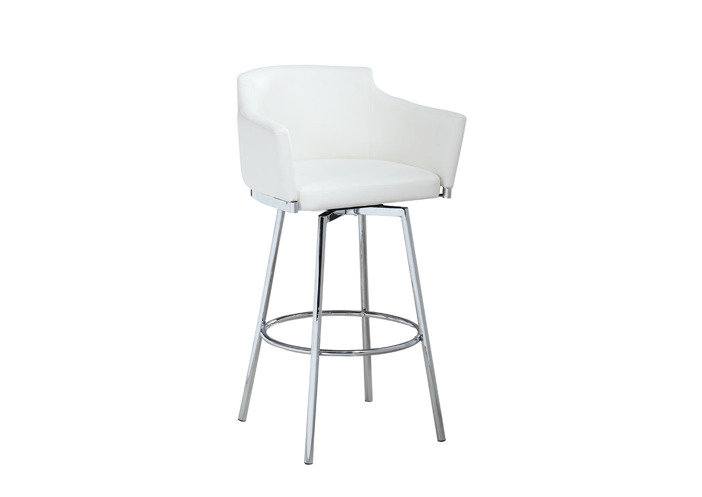 Modern Club Counter Stool With Memory Swivel image 3