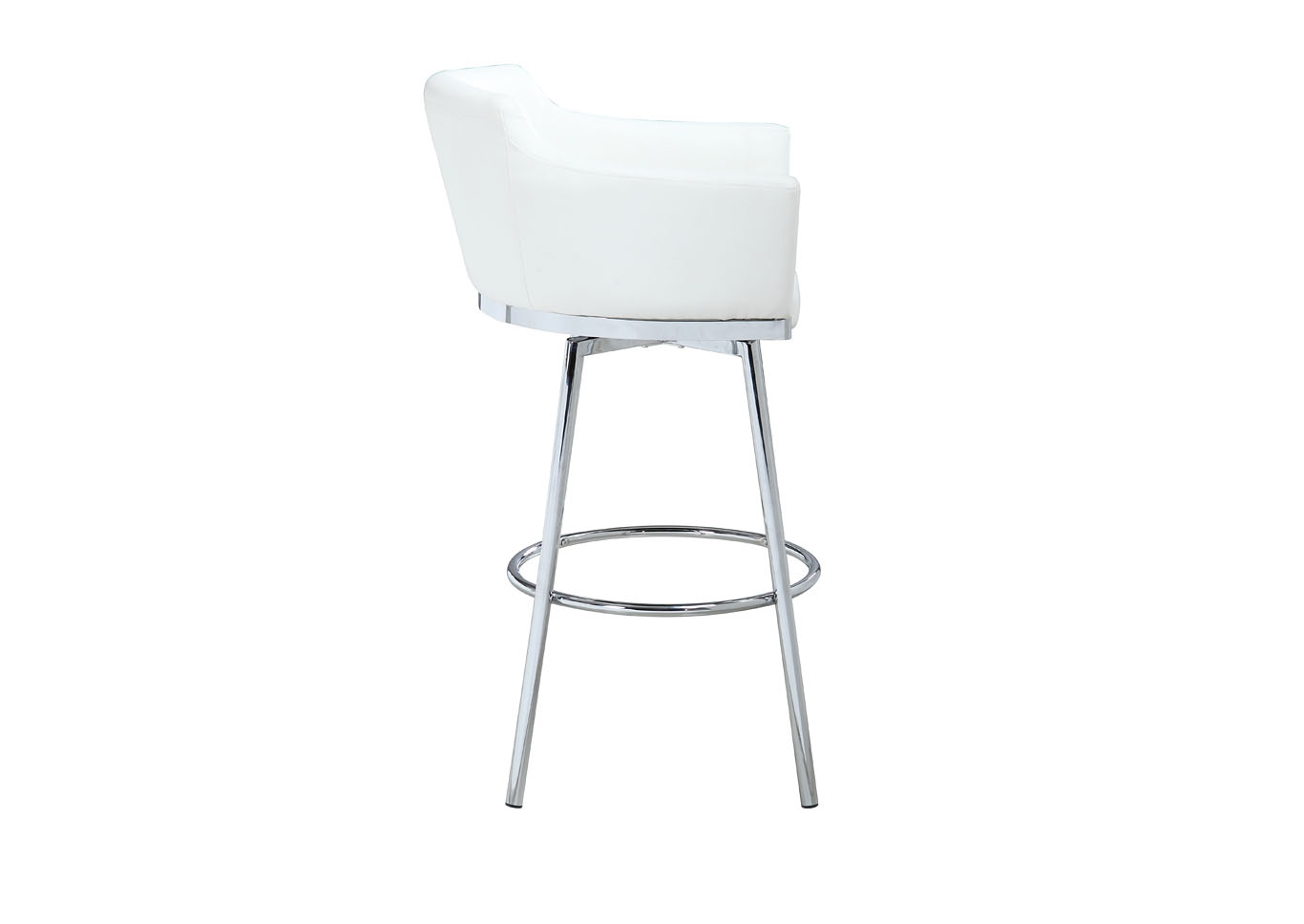 Modern Club Counter Stool With Memory Swivel image 7