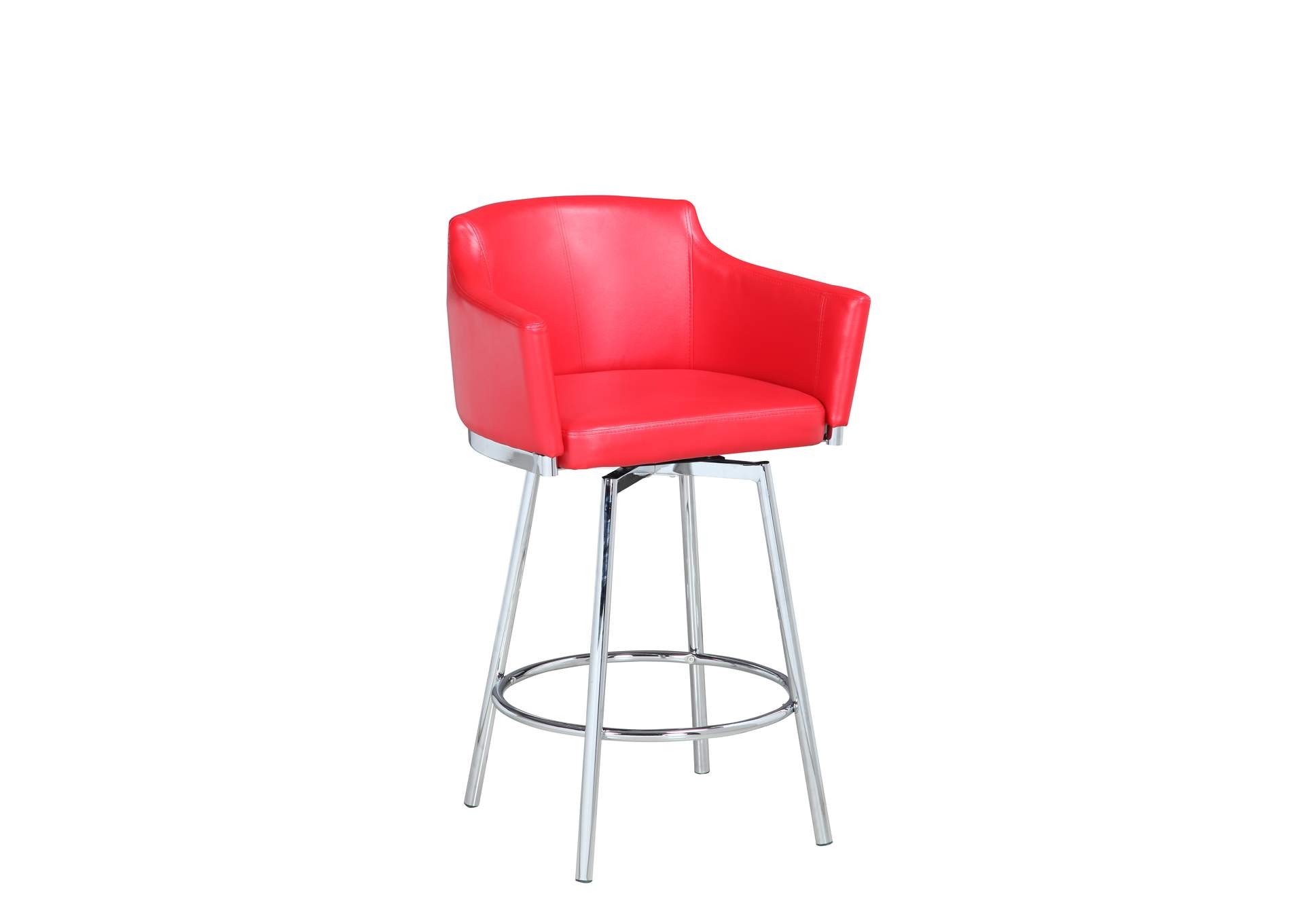 Modern Club Counter Stool With Memory Swivel image 3
