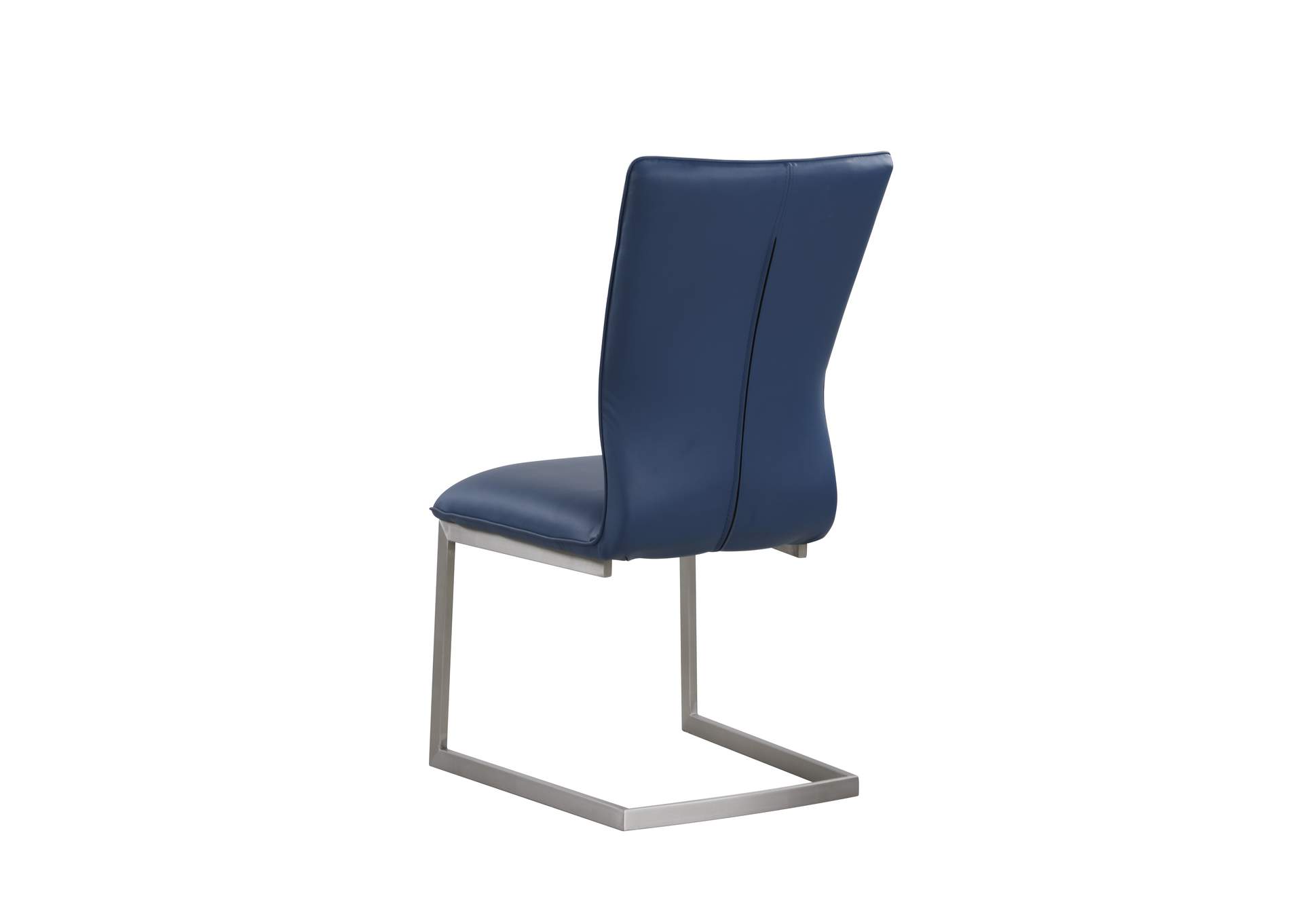 Contemporary Channel Back Cantilever Side Chair image 4