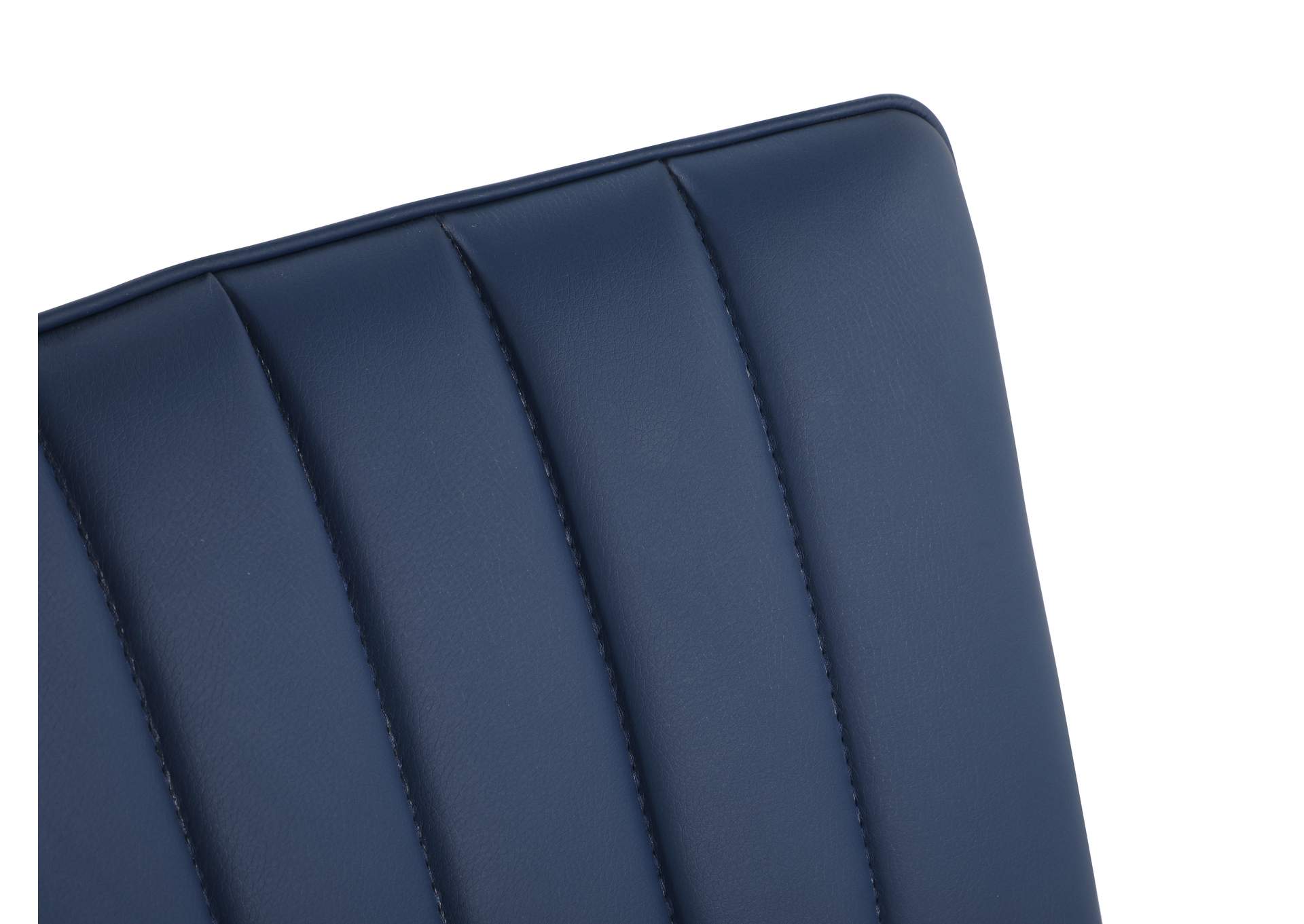 Contemporary Channel Back Cantilever Side Chair image 7